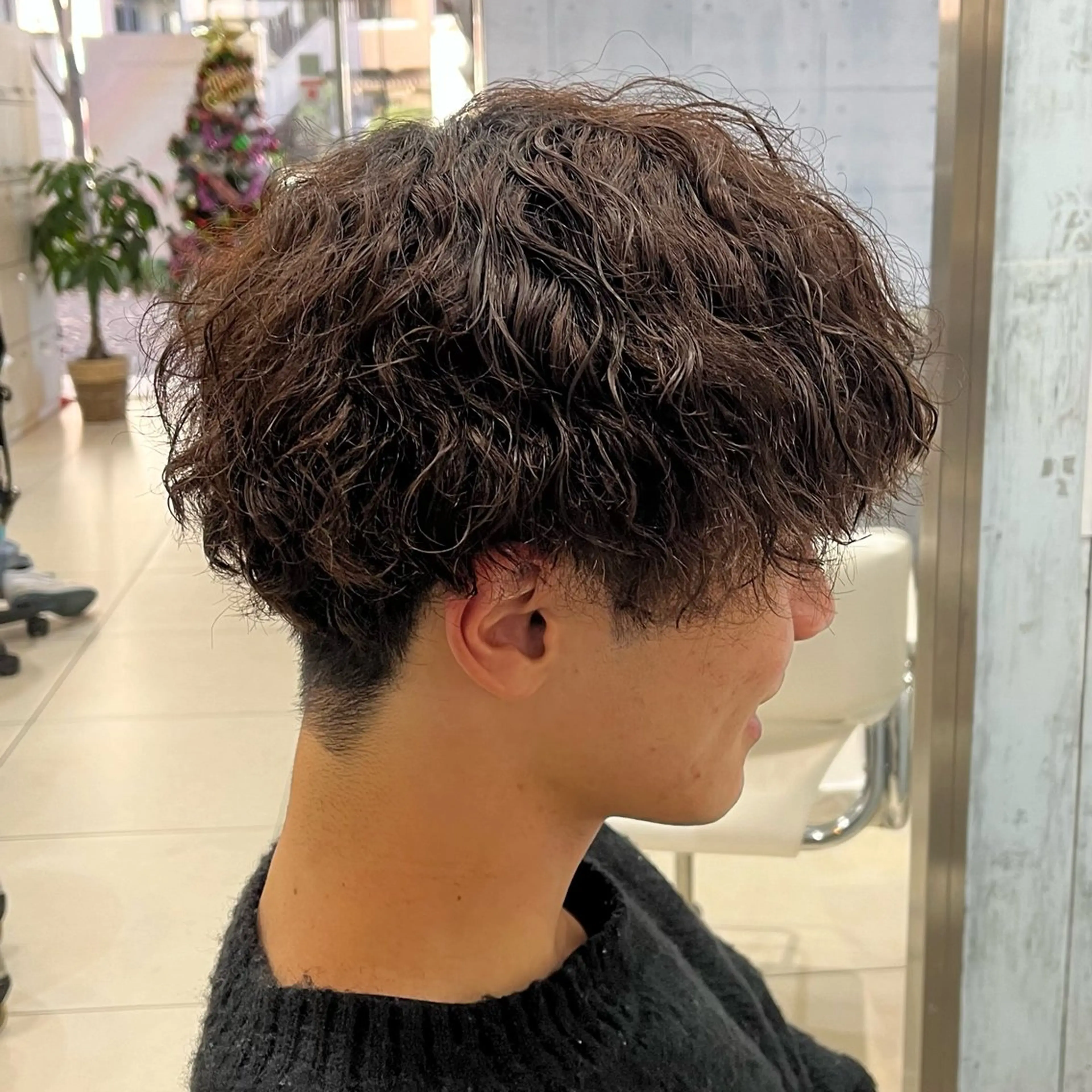 🌟垢抜けたい男性必見🌟メンズカット＋ツイスパ🌻#ツイスパ#メンズ#パーマの写真