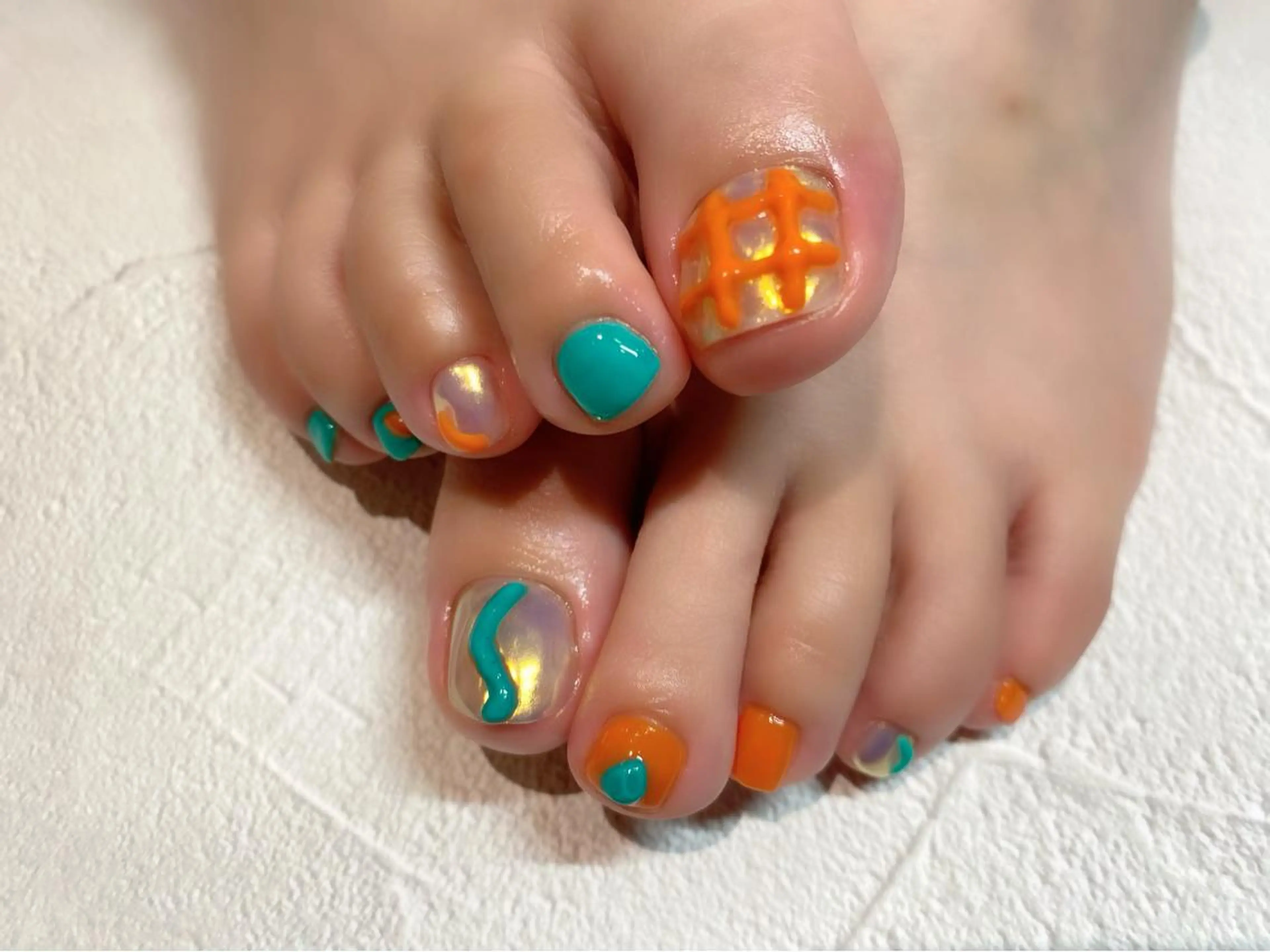 ご新規様限定オフ無料💓minimo価格✨フットアートし放題コースの写真