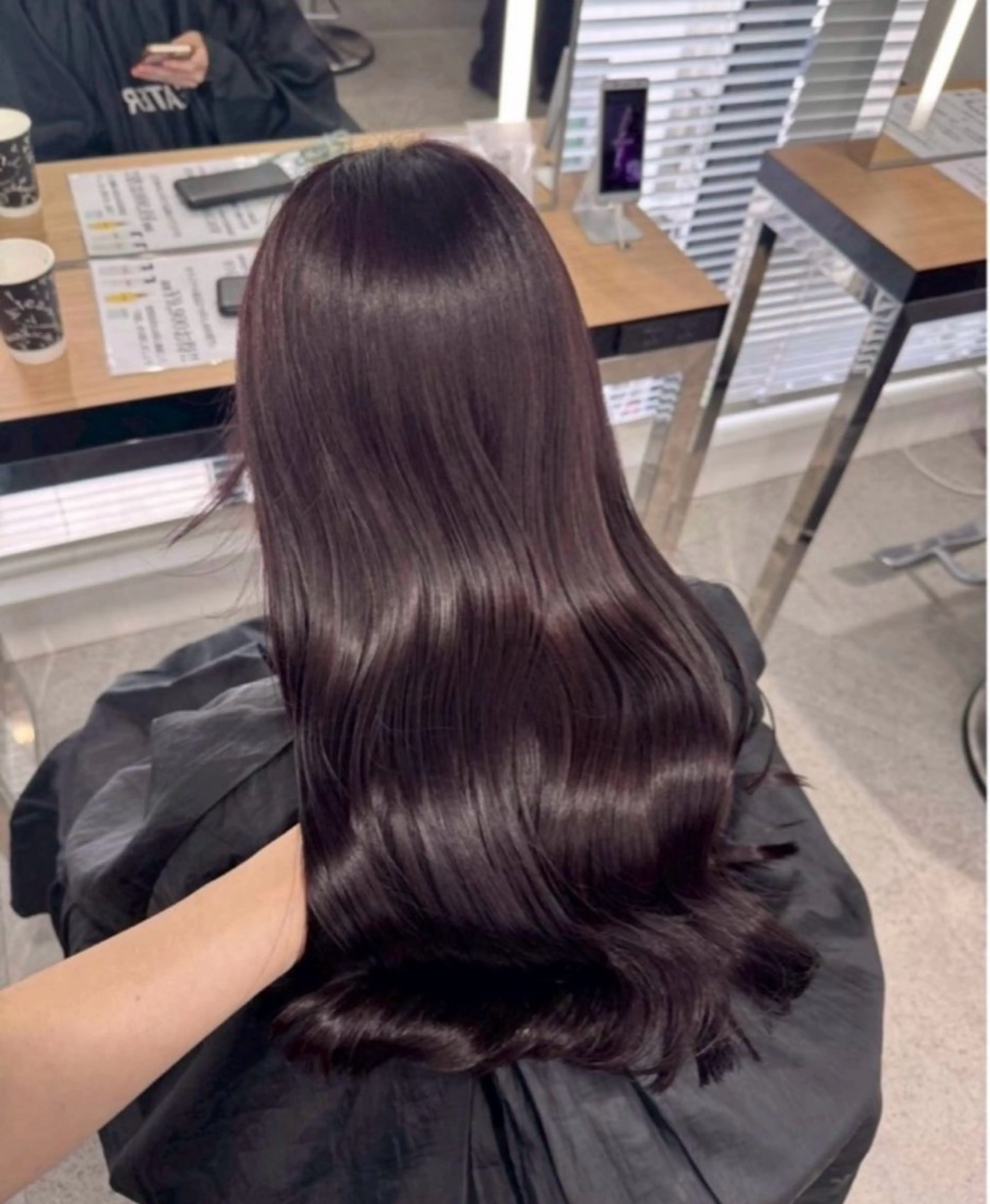 ロング ヘアカラー miku/ラベンダー 透明感カラー🪻❤︎のヘアスタイル