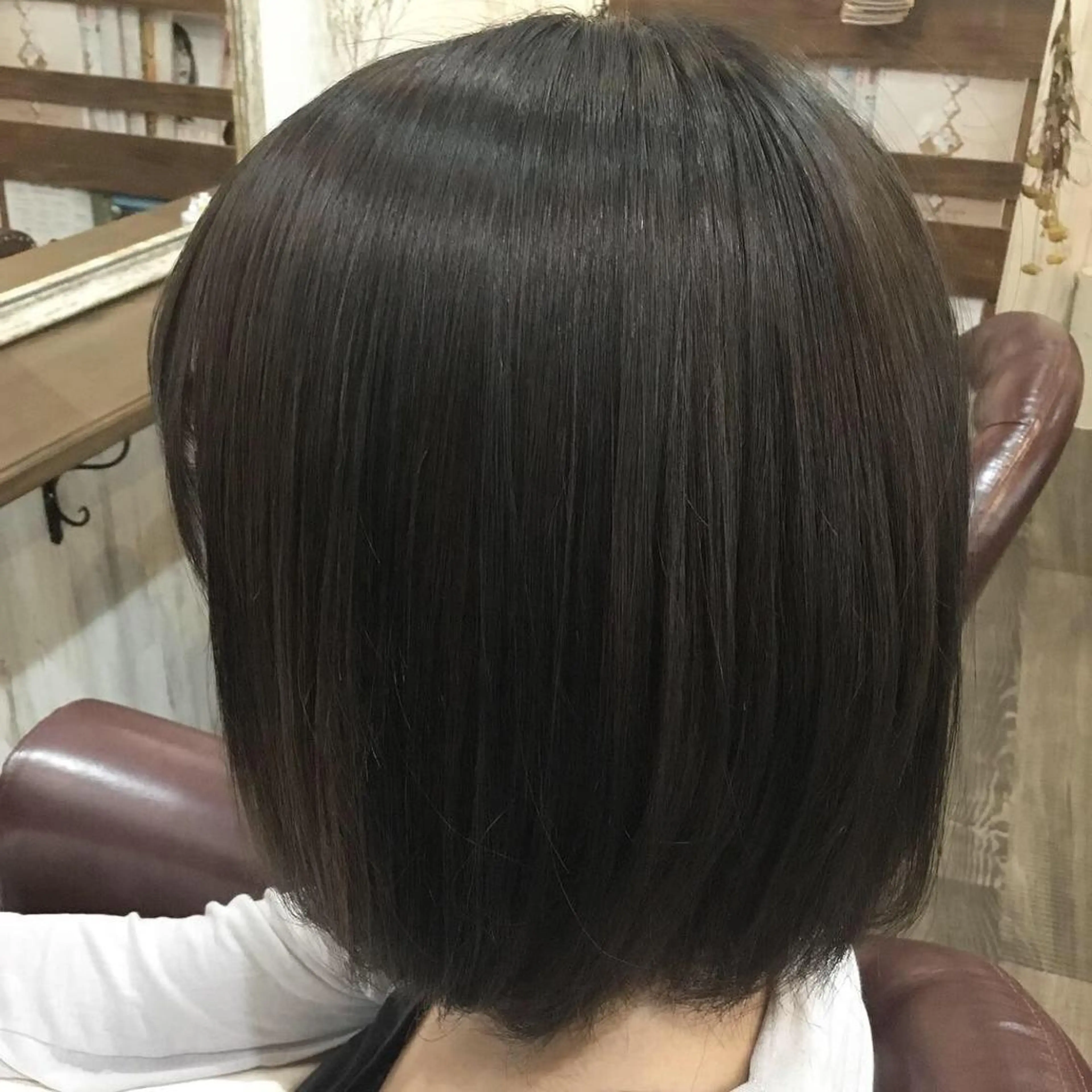 ミディアム カラー パーマ embrace エンブレイスのヘアスタイル