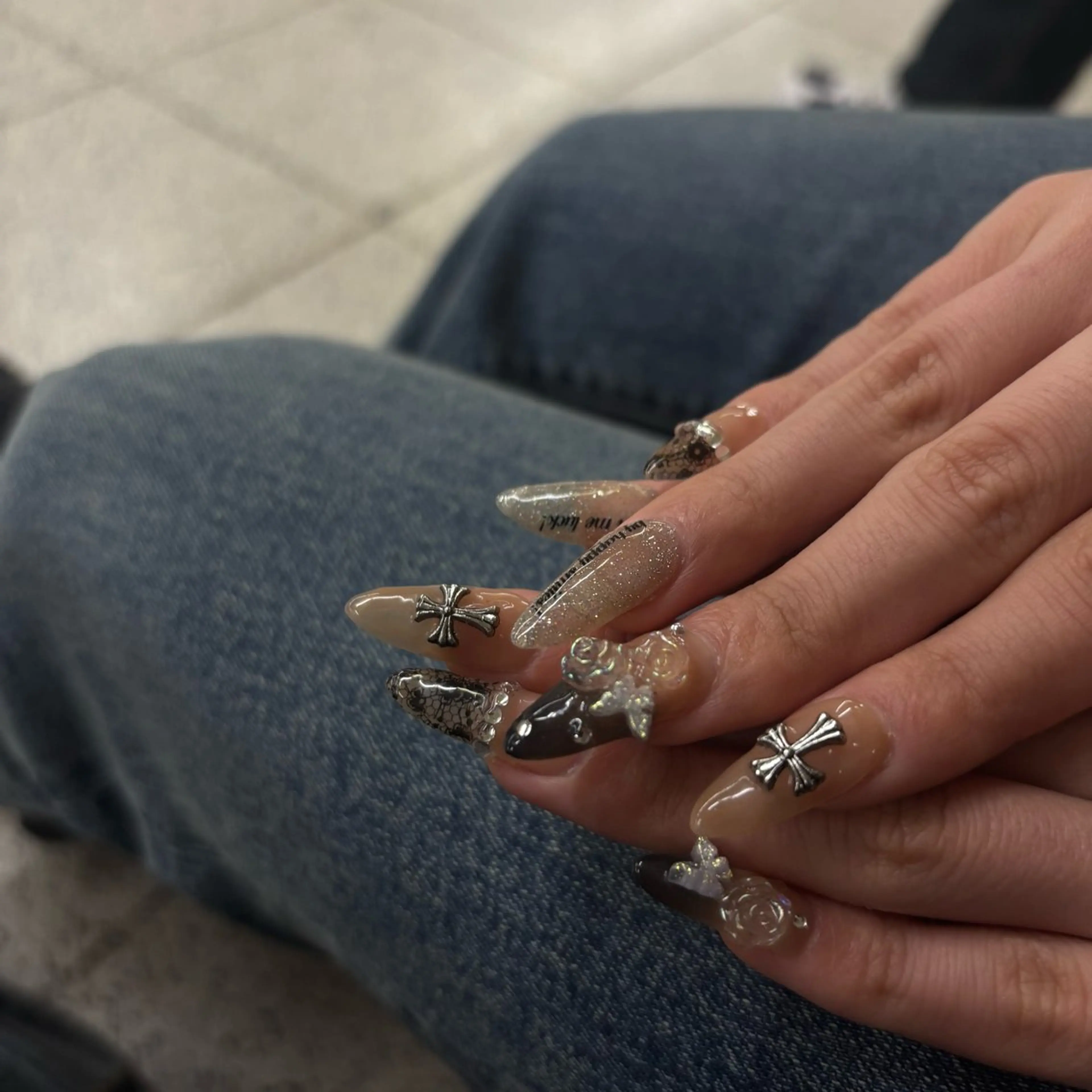 ネイル ハンドネイル 🐬Cxxu° Nail✝️のネイルデザイン