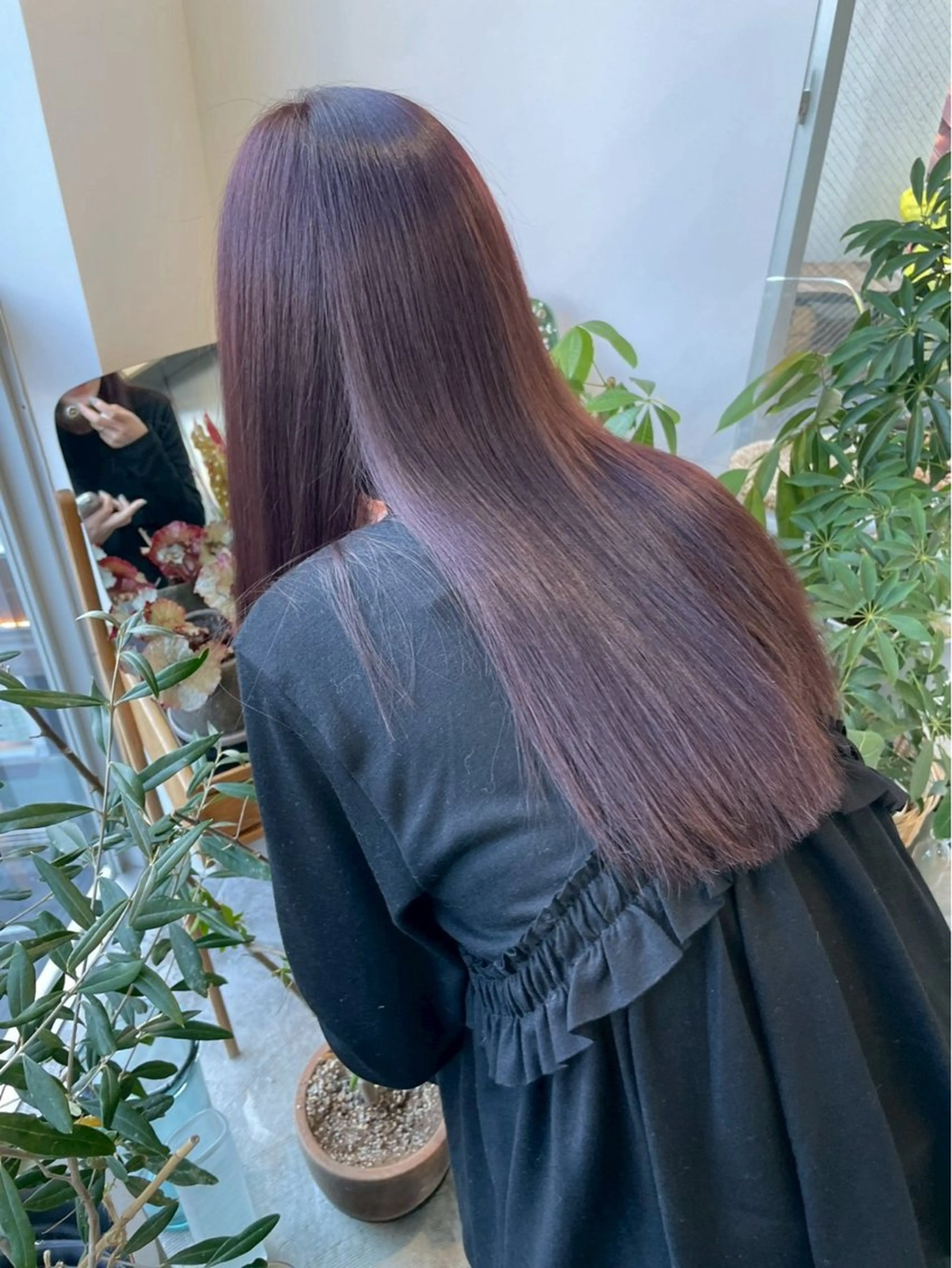 ロング カラー ラベンダーカラー ラベンダーピンク ピンクカラー 髪質改善 トリートメント ヘアカラー sopi  by invitation所属・ ここね︎︎/透明 感カラー/ナチュラルのヘアスタイル