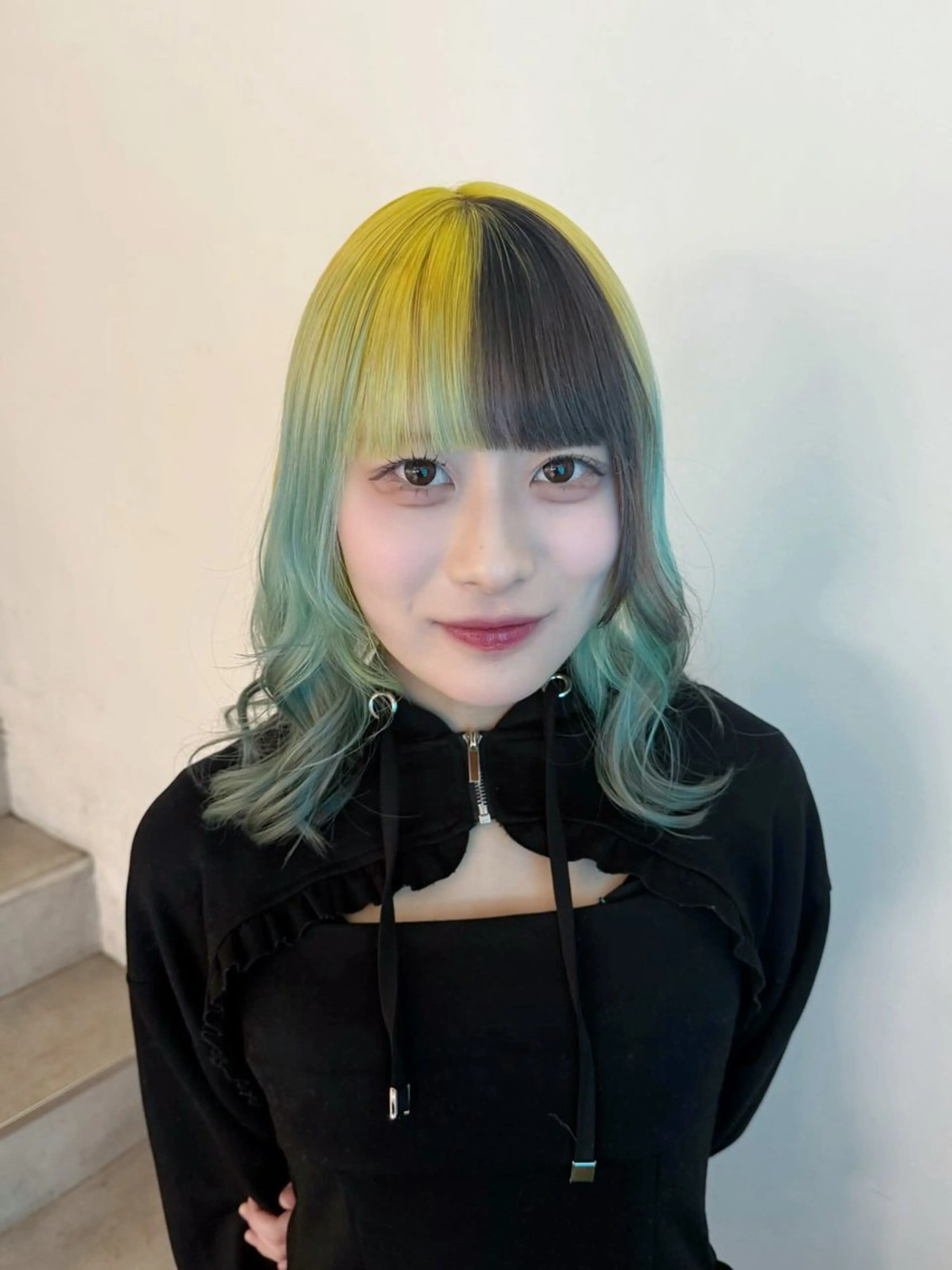 ミディアム カラー ハイトーン/デザイン 🪐·˚⌖MIHOのヘアスタイル