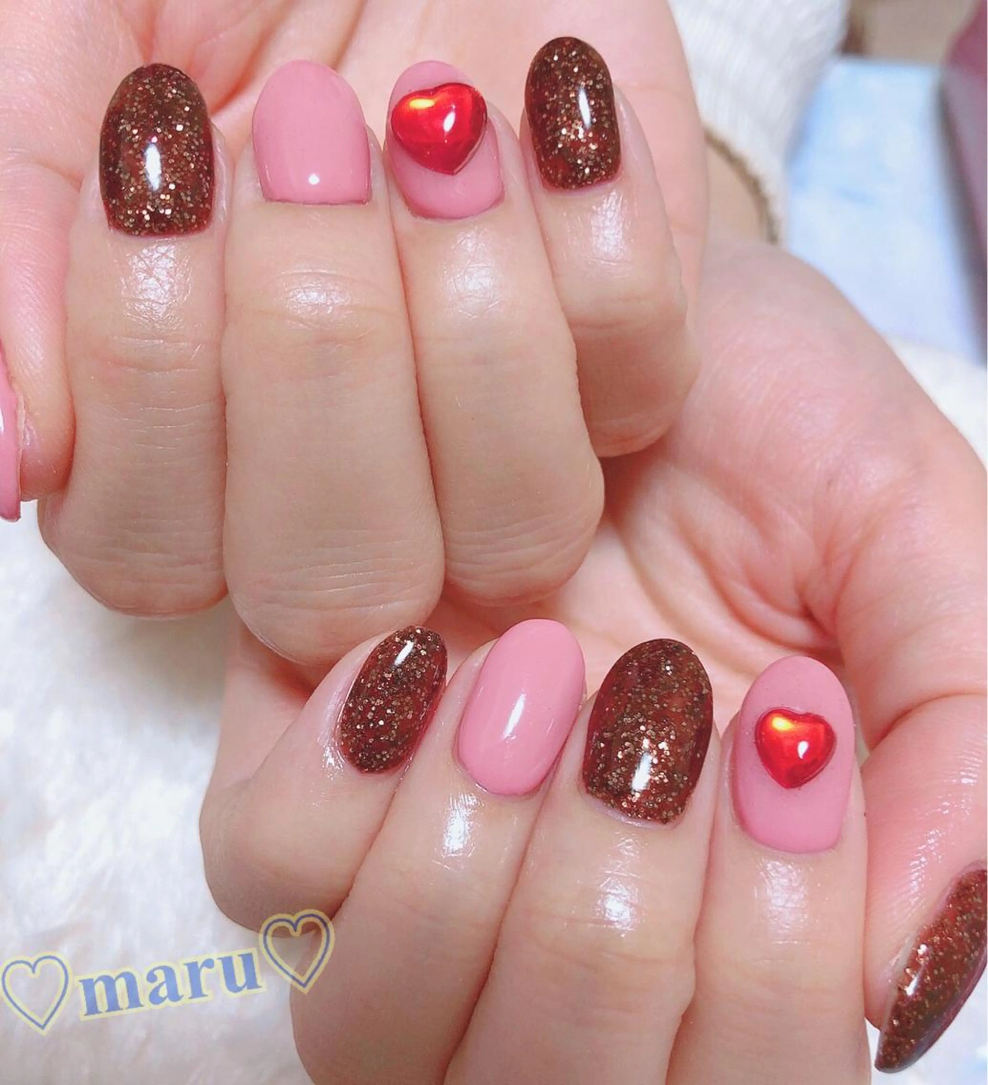 ネイル ハンドネイル フットネイル まるみ ♡のネイルデザイン