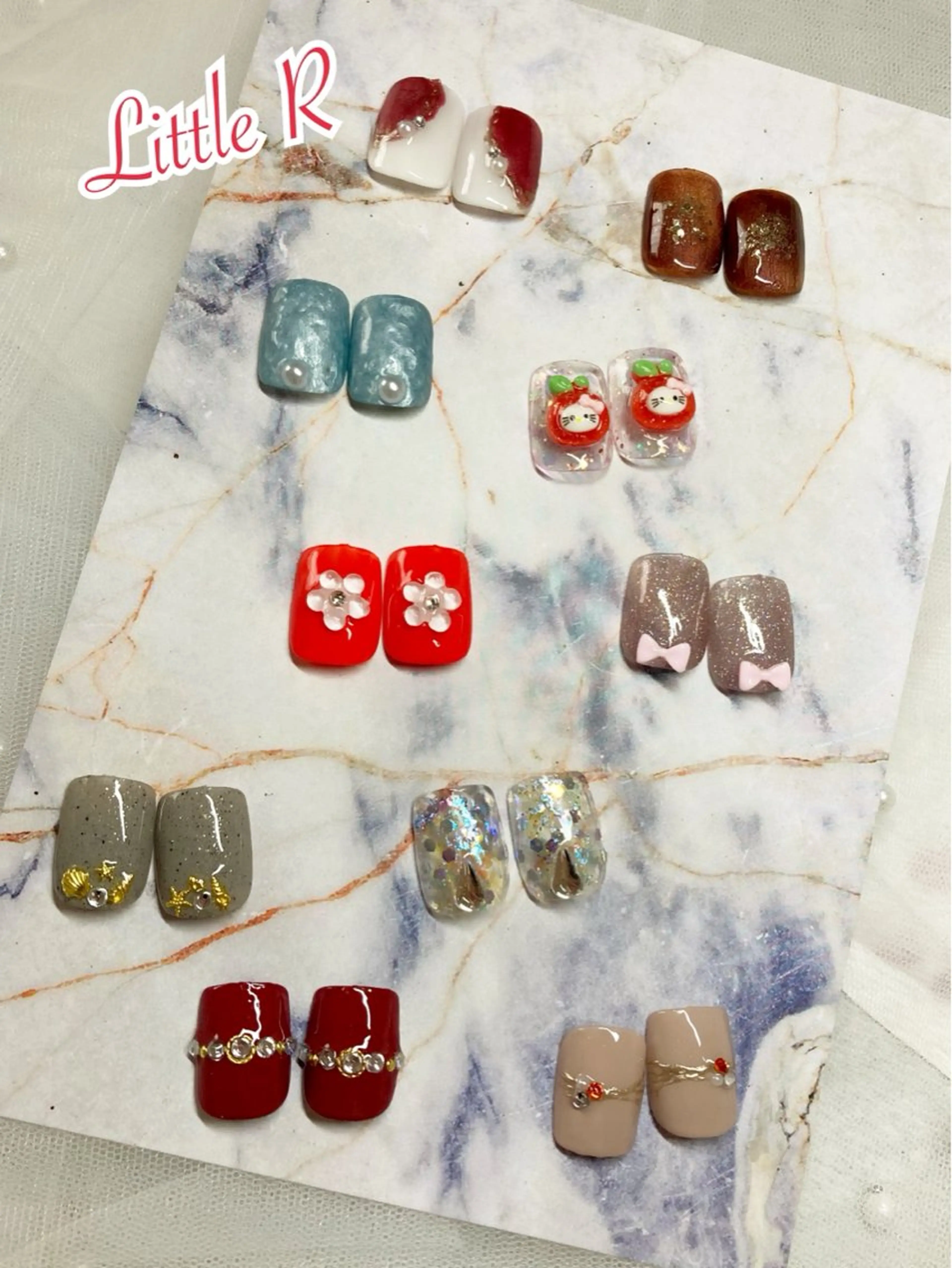 ネイル アートネイル フットネイル Nailsalon Little Rのネイルデザイン