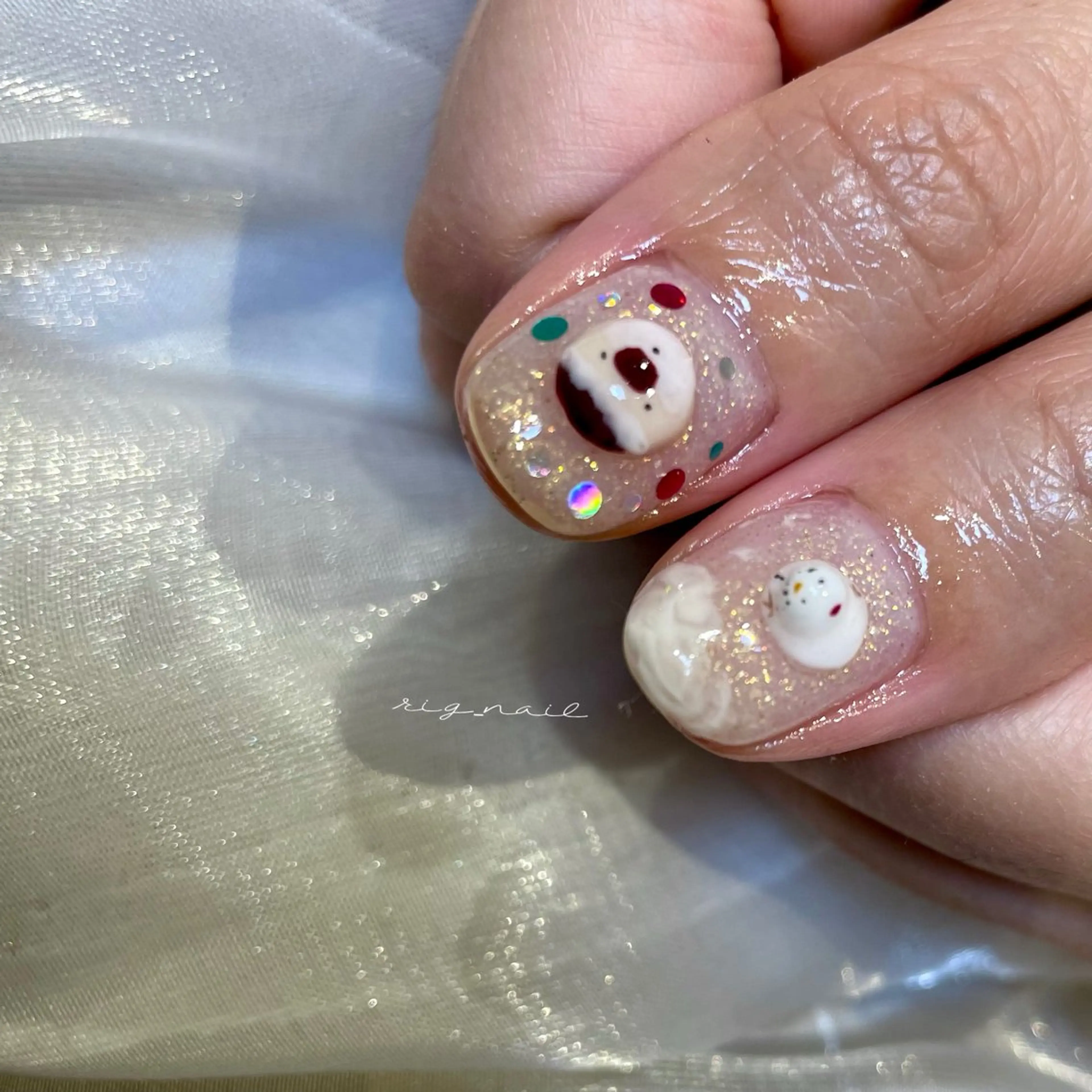 ネイル ハンドネイル rig nail草加店所属・松本 紋世のネイルデザイン