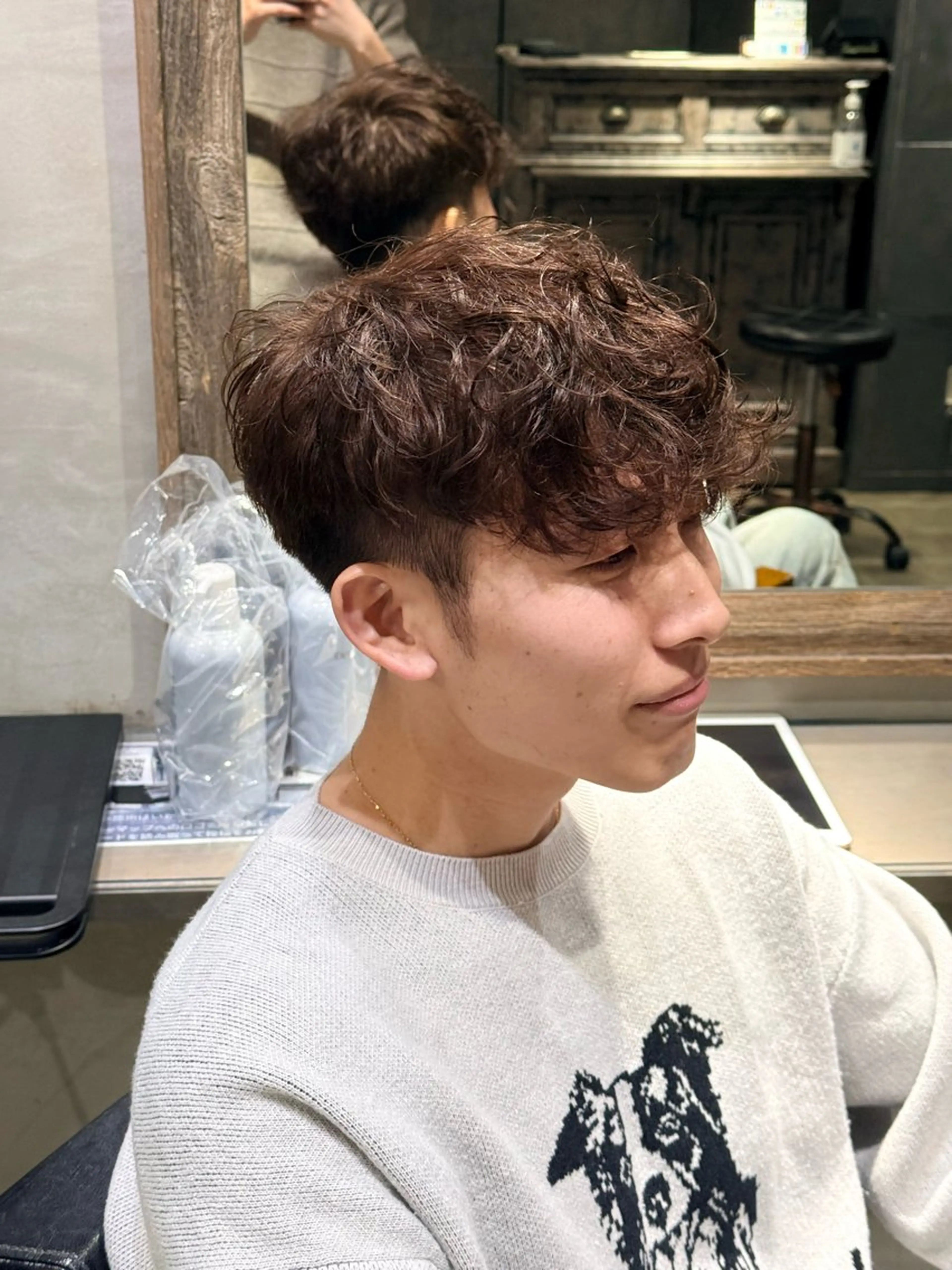 メンズ カット パーマ hair rescue kapra所属・笹部 輝琉のヘアスタイル