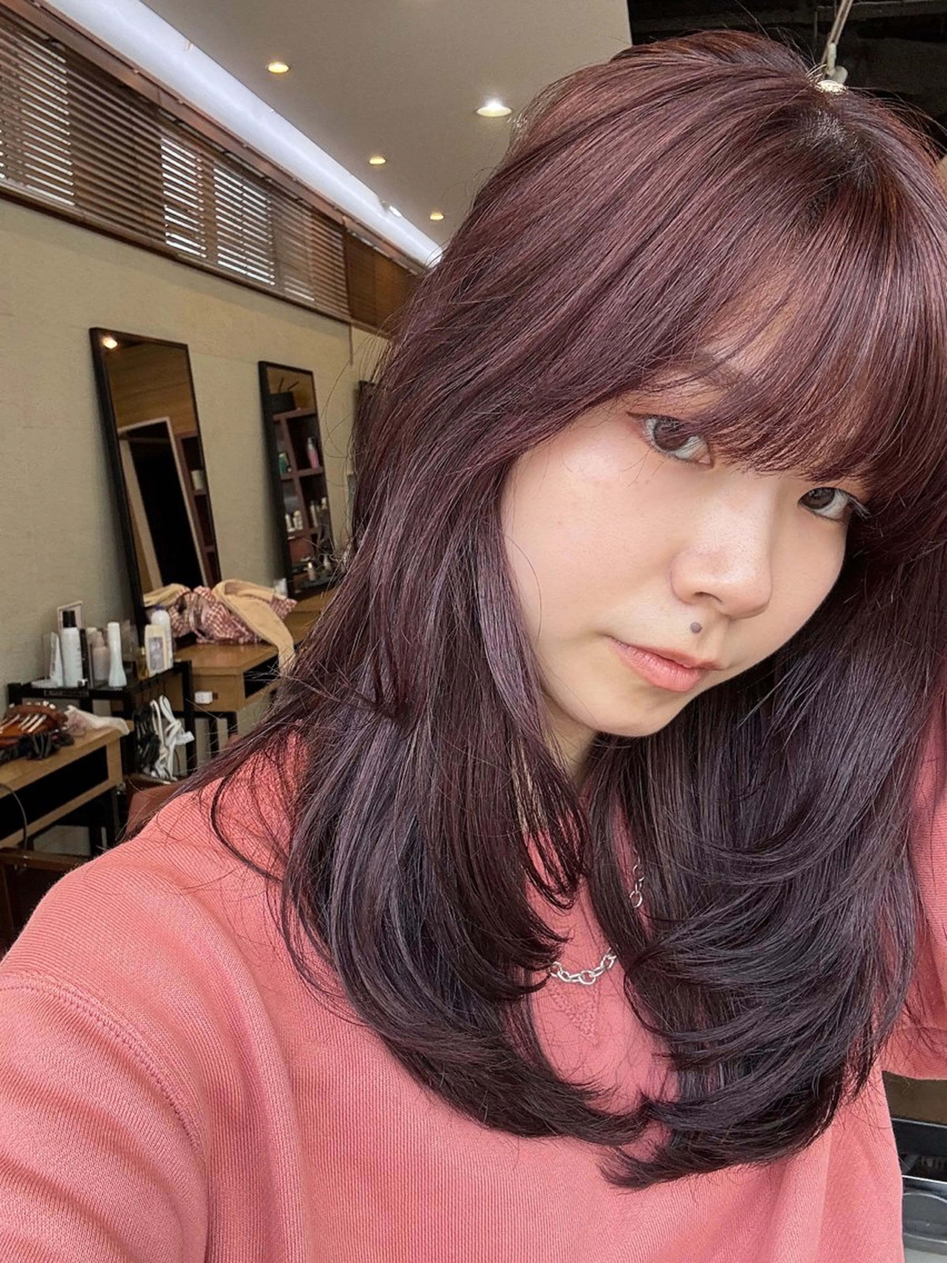 カラー ボブ/ミディアム 親しみやすさ/さくらのヘアスタイル