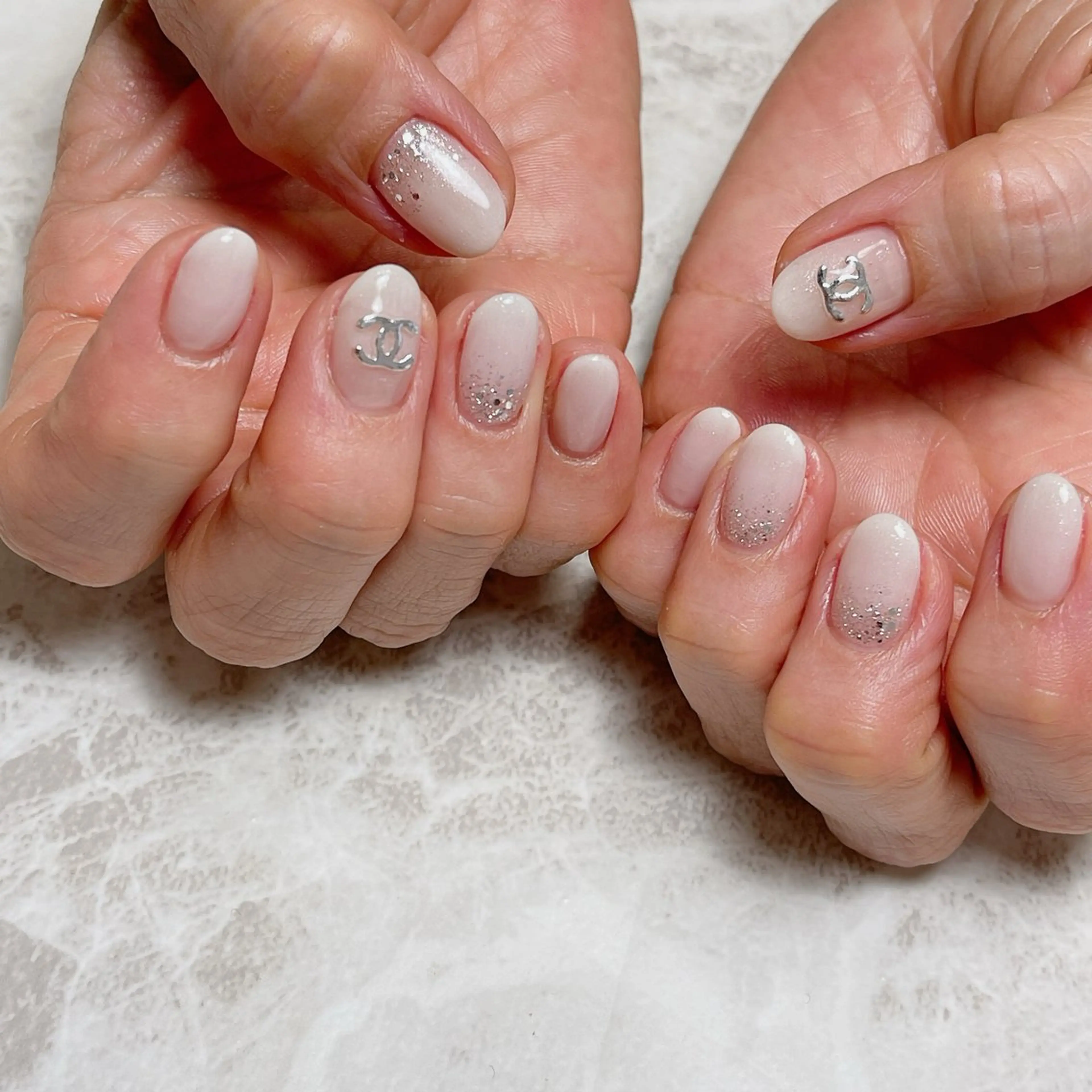 ネイル ラメ(グリッター) ハンドネイル Nail  salon  Lebel所属・Nailsalon Lebelのネイルデザイン