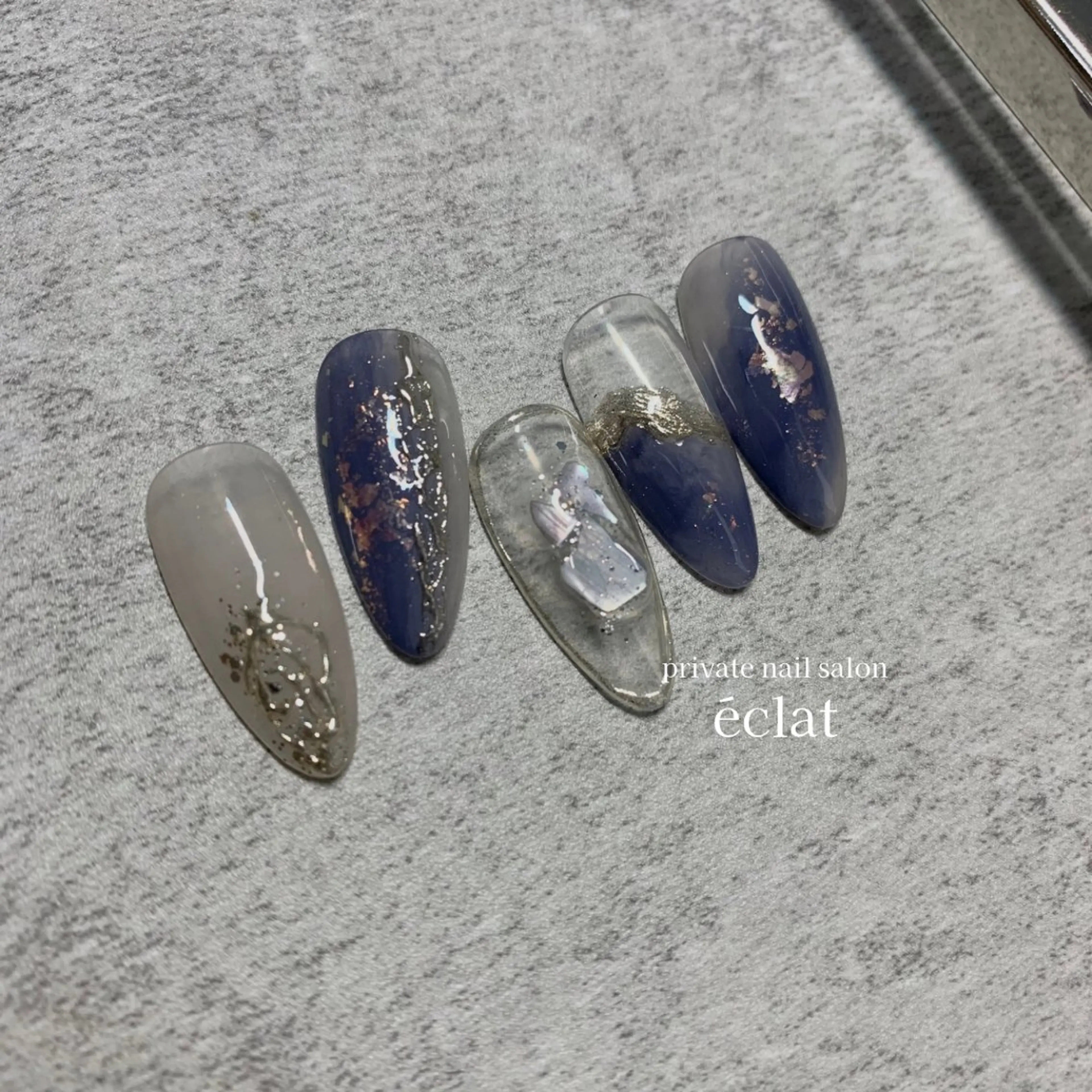 ネイル ニュアンスネイル nailsalon éclatのネイルデザイン