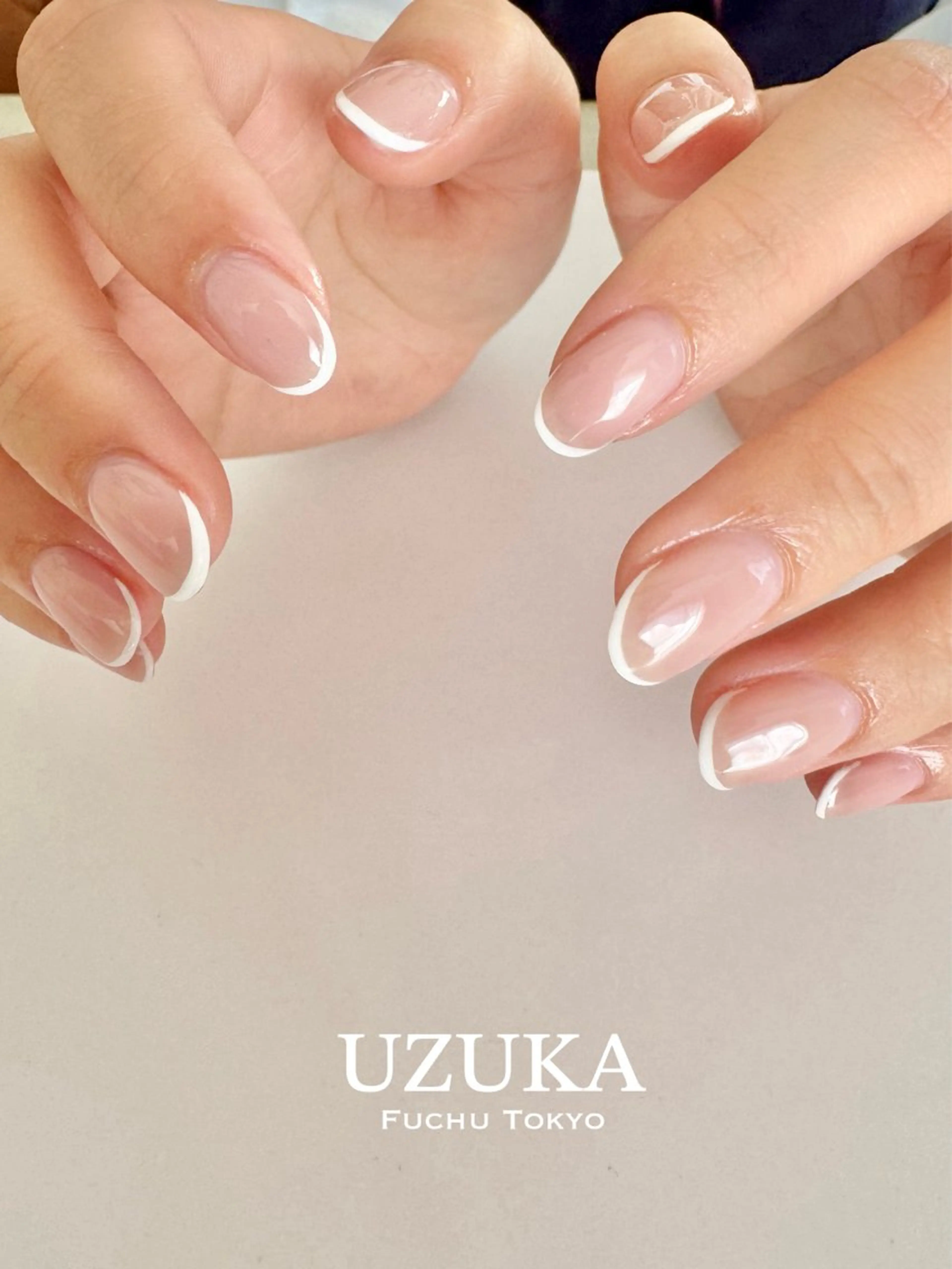 ネイル フレンチネイル 【 enn 】 Uzuka Yukaのネイルデザイン