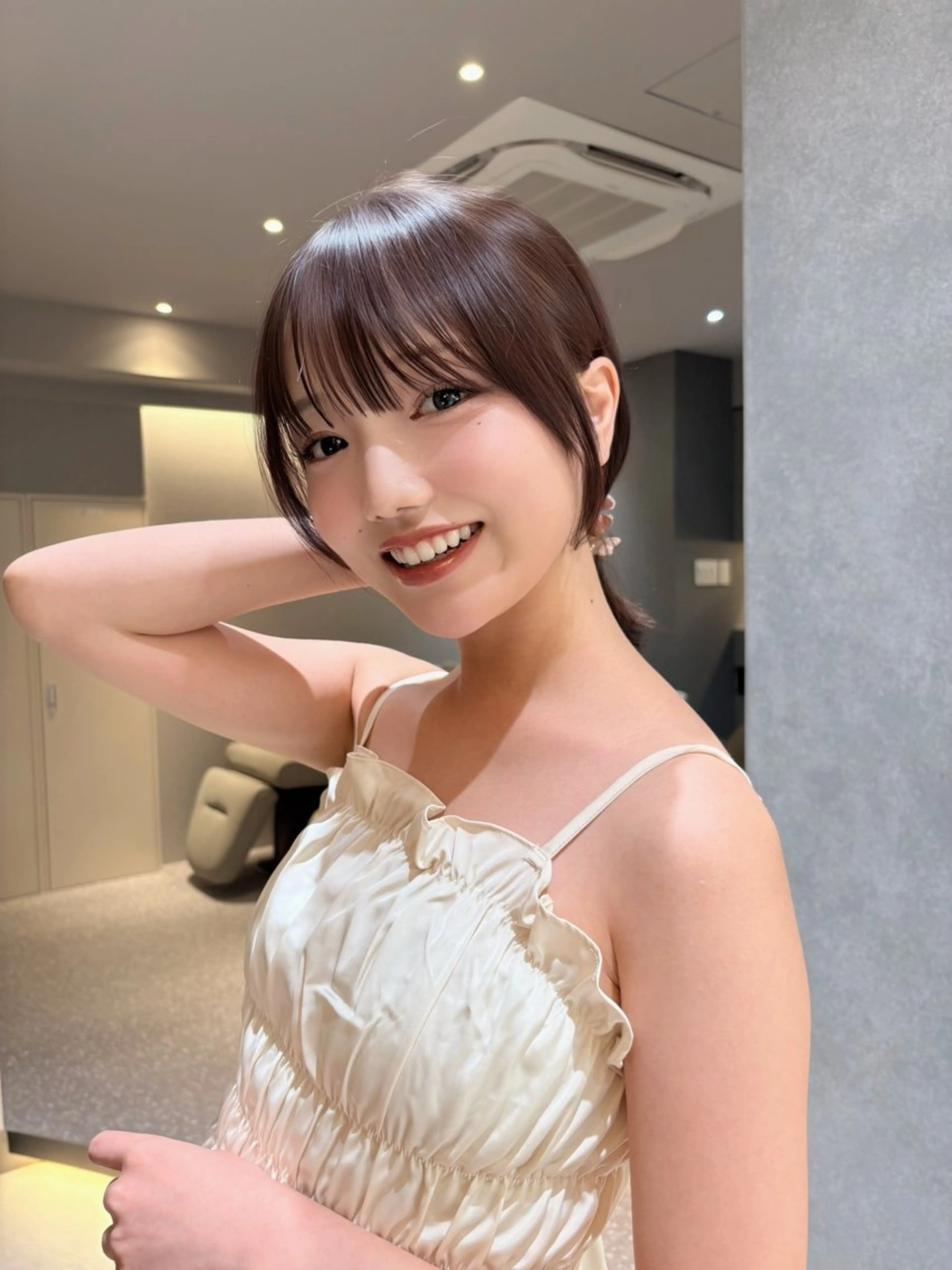 カラー ボブ特化型美容師/赤 み消しカラー/ももかのヘアスタイル