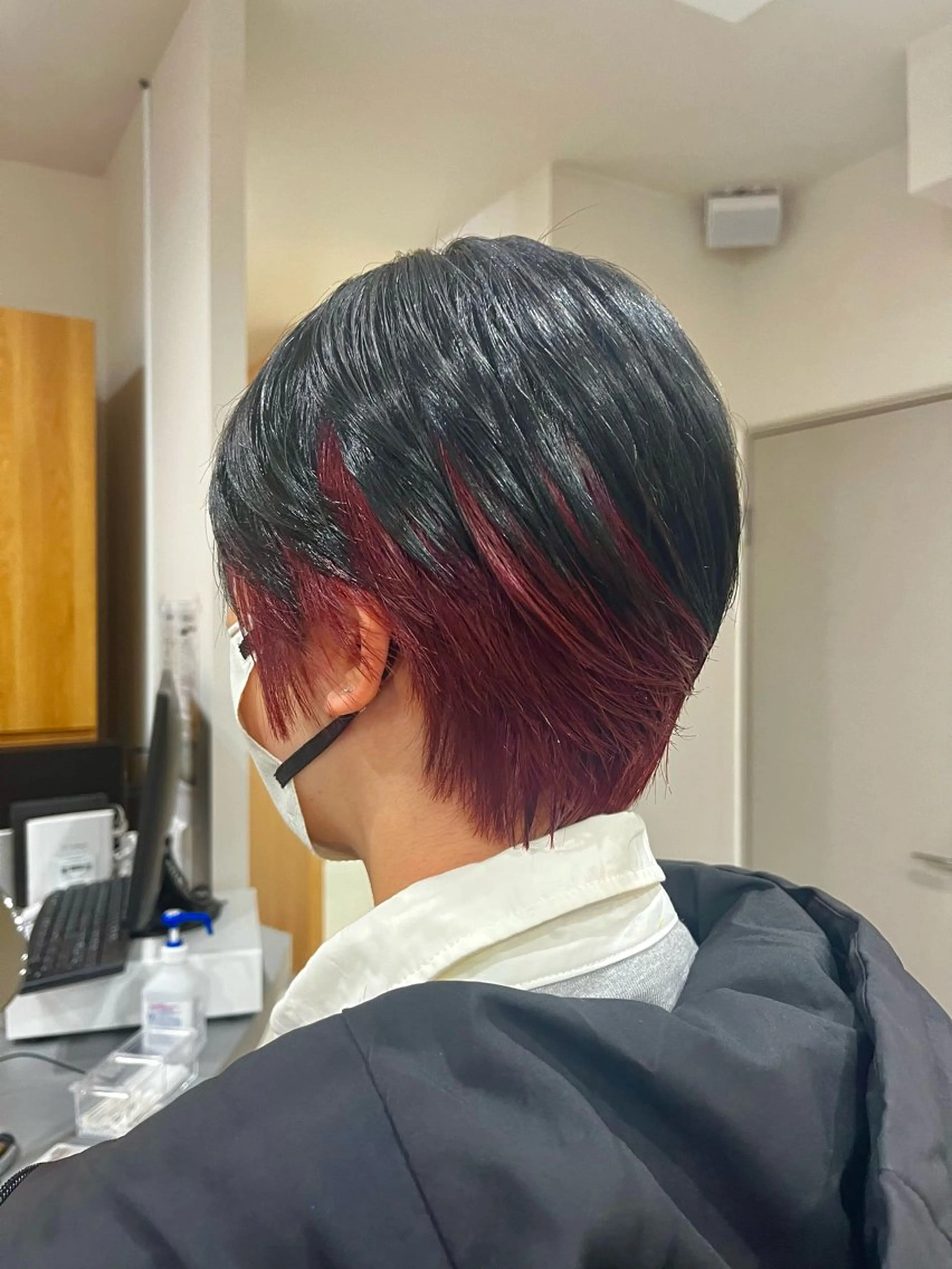 ショート カット ヘアカラー トリートメント omaフクダ 縮毛矯正/艶髪カラーのヘアスタイル