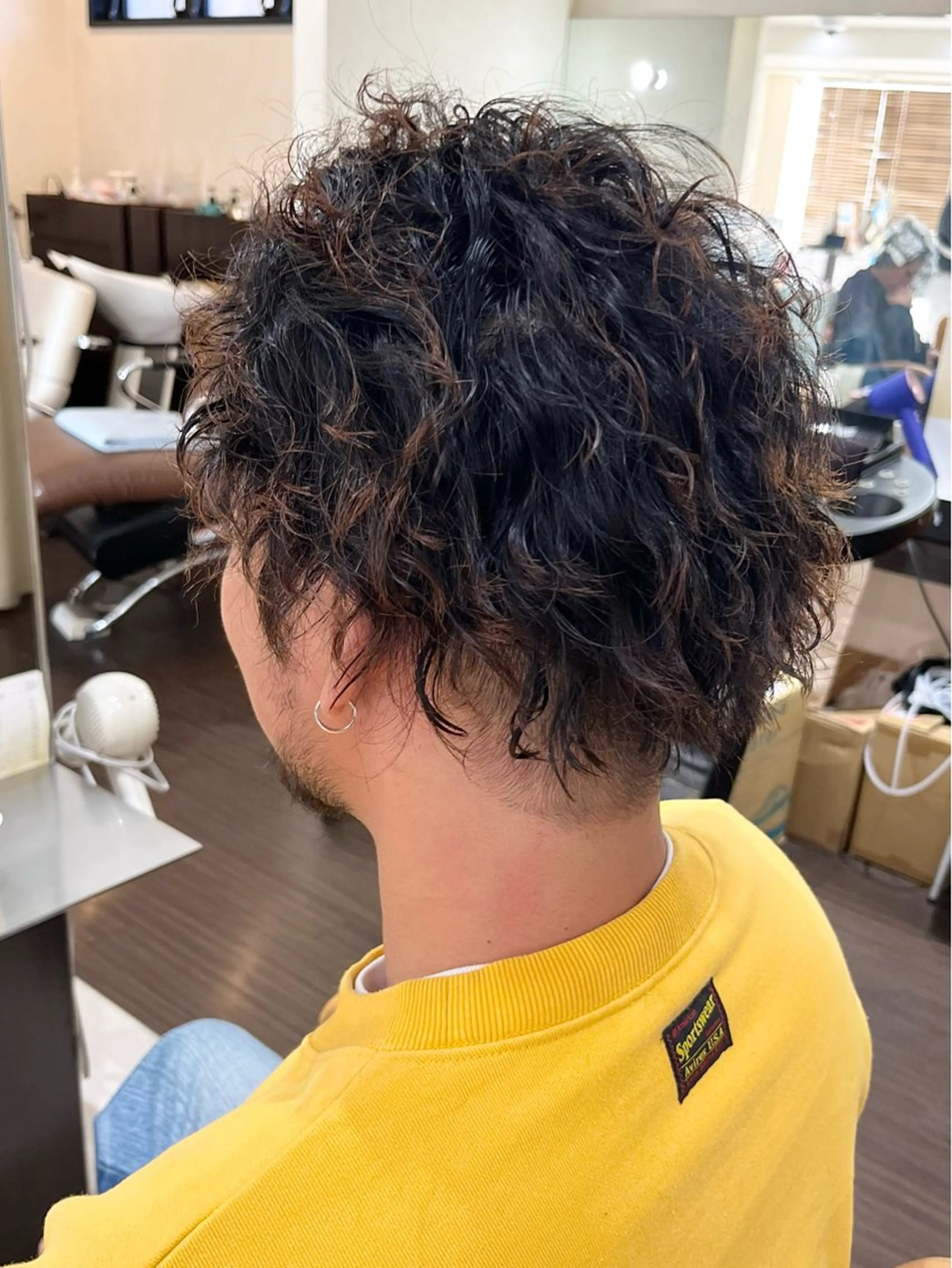 パーマ メンズ kisa nakajimaのヘアスタイル