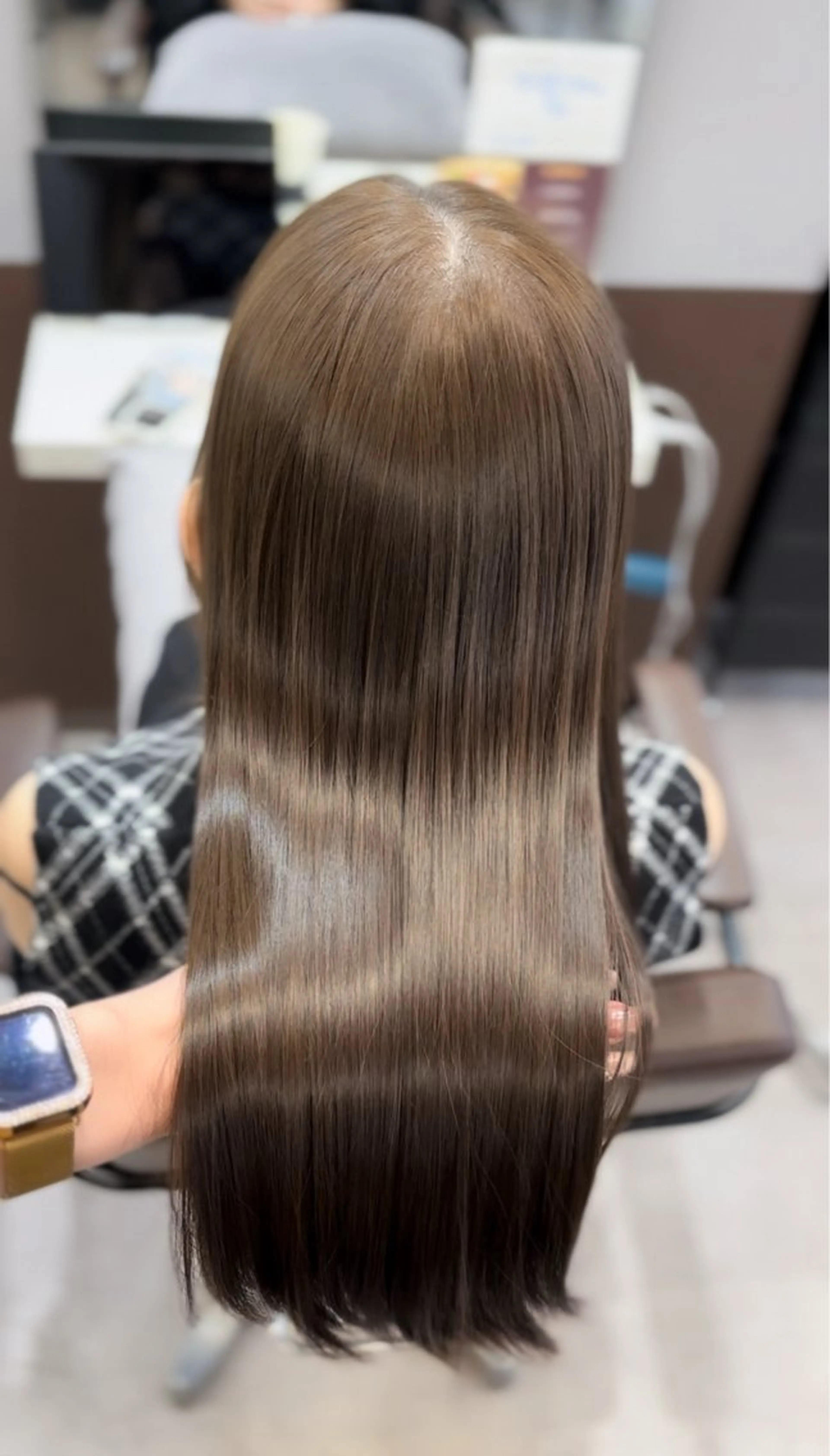 ロング カット ヘアカラー 縮毛矯正 梅田/髪質改善× 艶カラー💎miyuのヘアスタイル