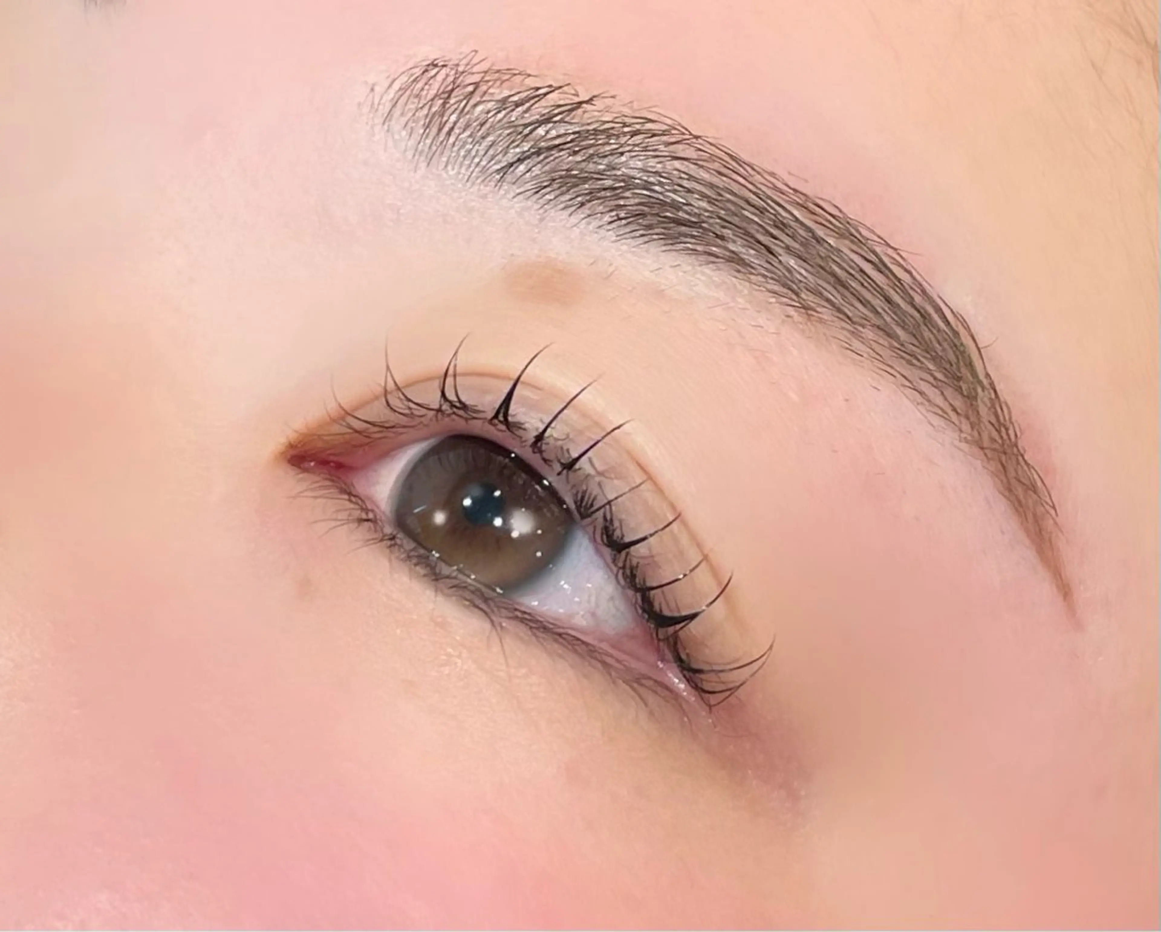 マツエク・マツパ マツパ 似合わせまつパ× 透け感ブラウン/ゆりのヘアスタイル