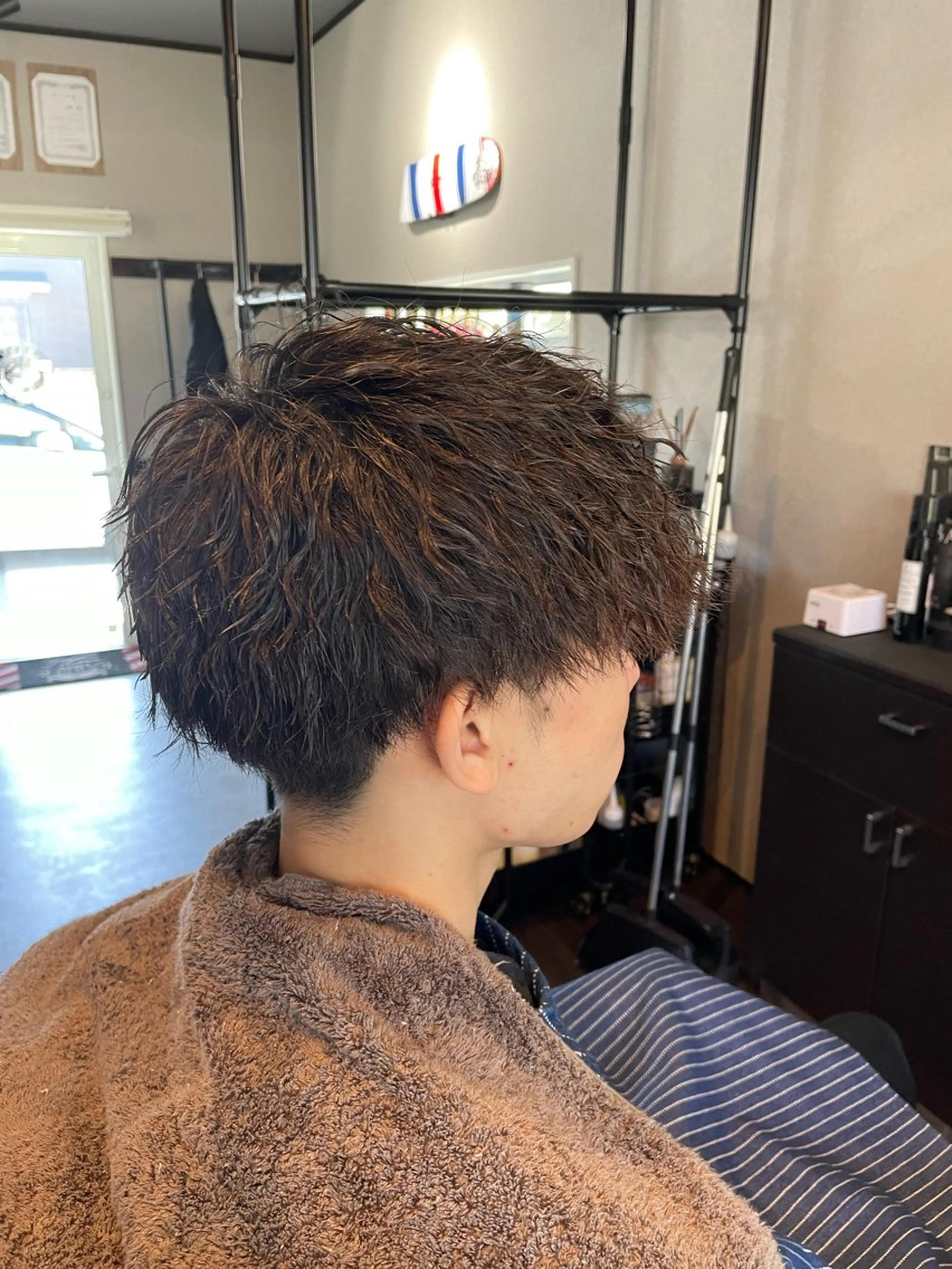 パーマ 横浜フェードカット 田嶋勇祐のヘアスタイル