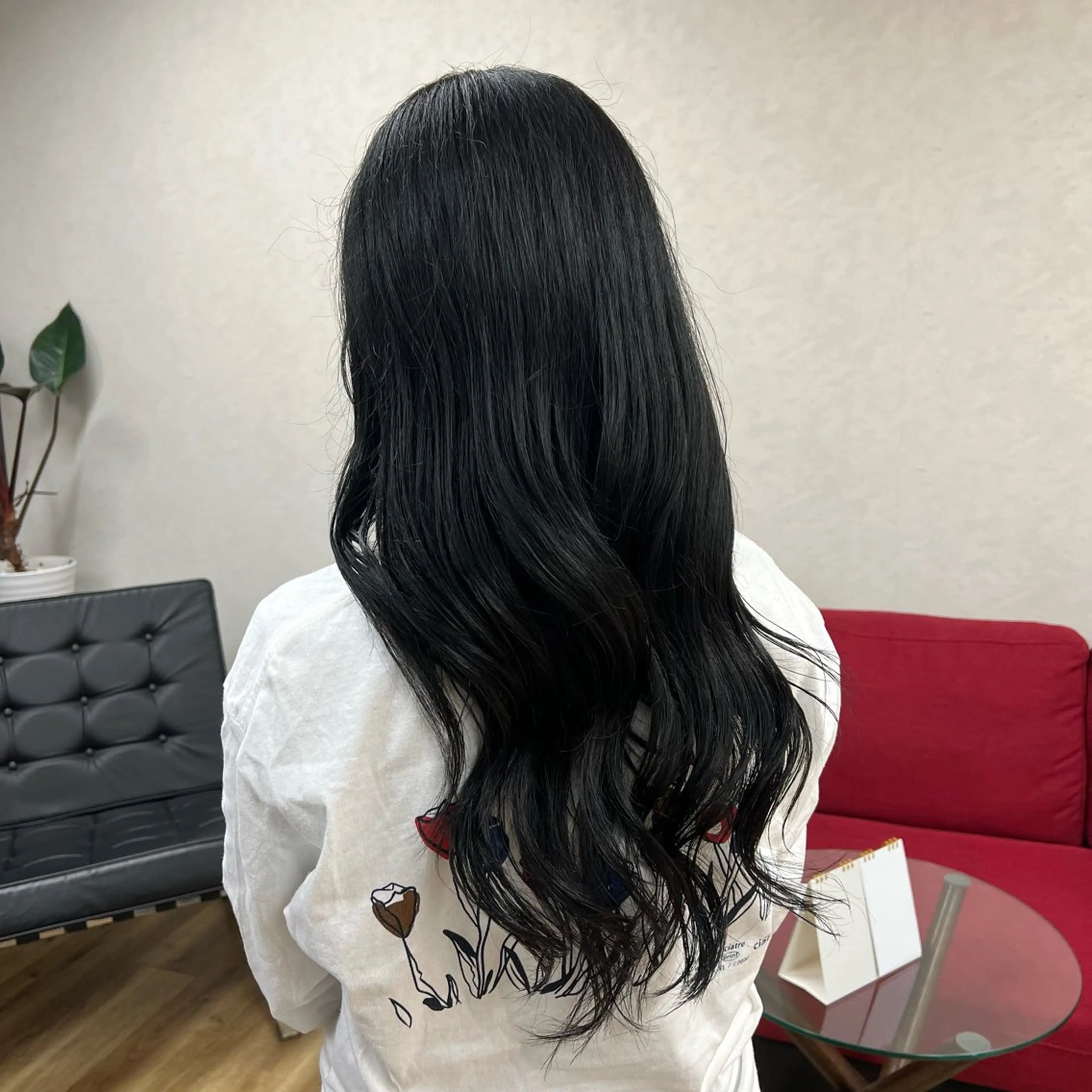 ロング ヘアカラー トリートメント ボブ／ストレート🎀 harukaのヘアスタイル