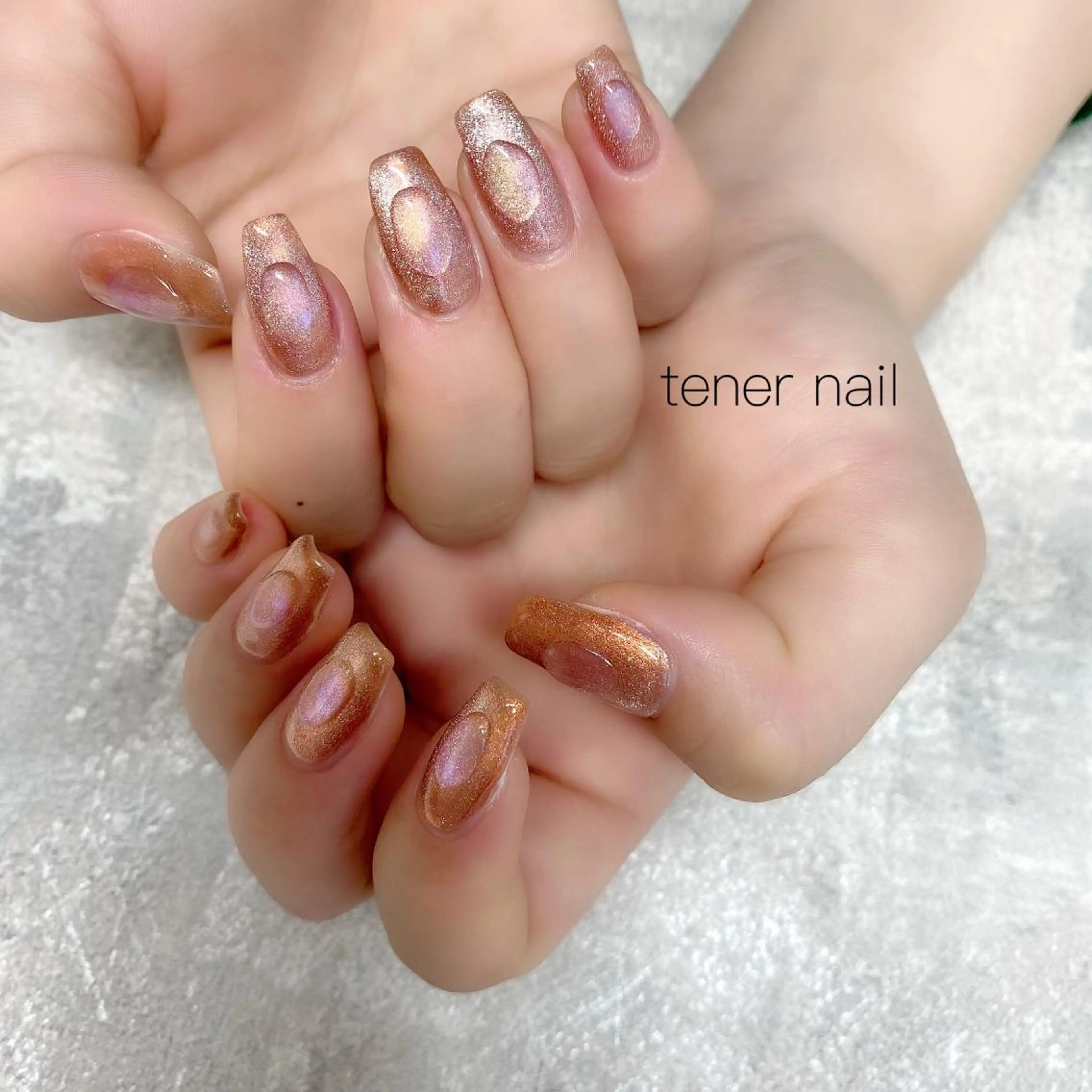 ネイル アートネイル クリアネイル マグネットネイル ぷっくりネイル tener  nail  テネルネイル所属・テネルネイル tener nailのネイルデザイン