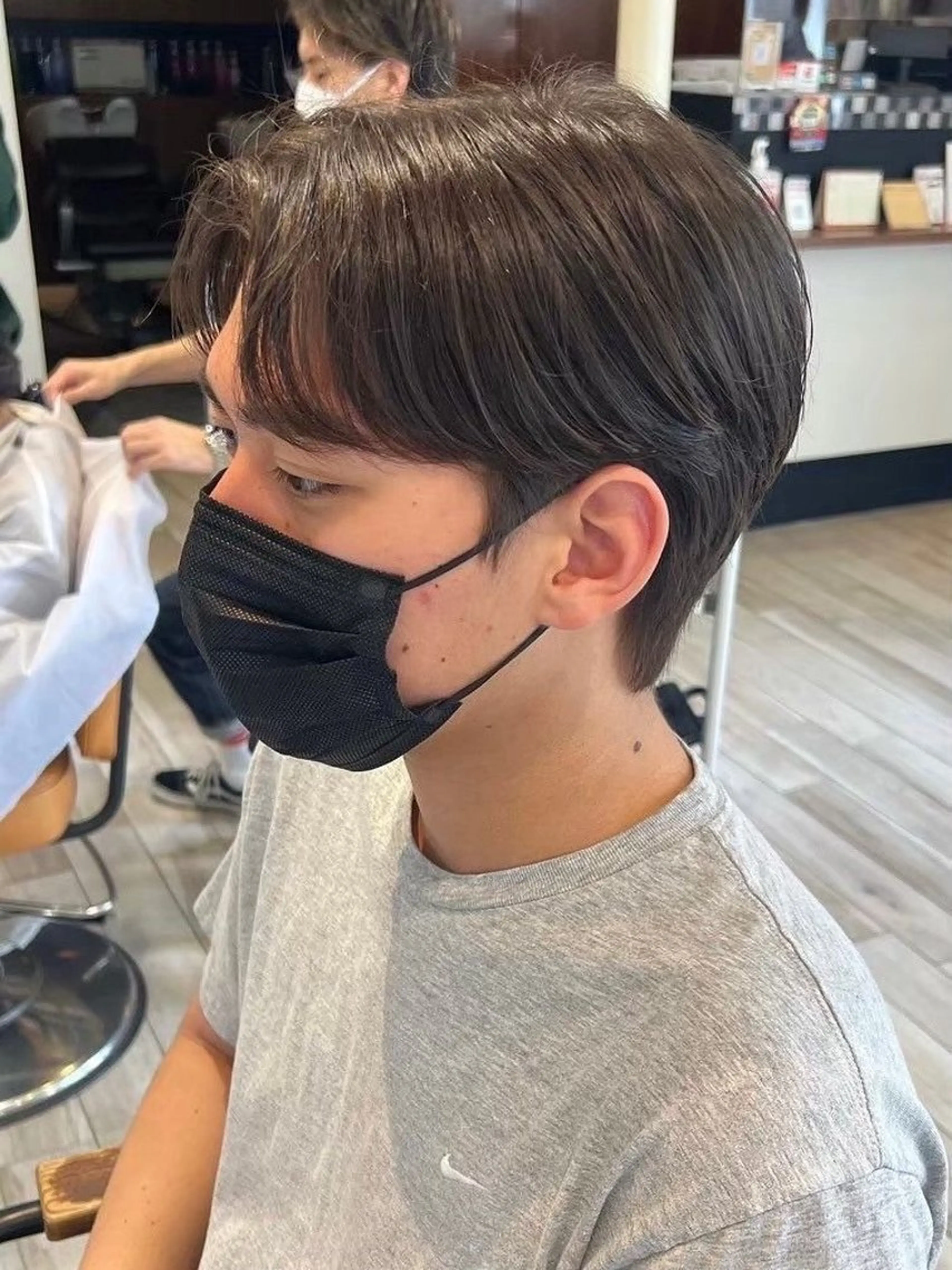 メンズ カット おもだか　がく /レディースカットのヘアスタイル