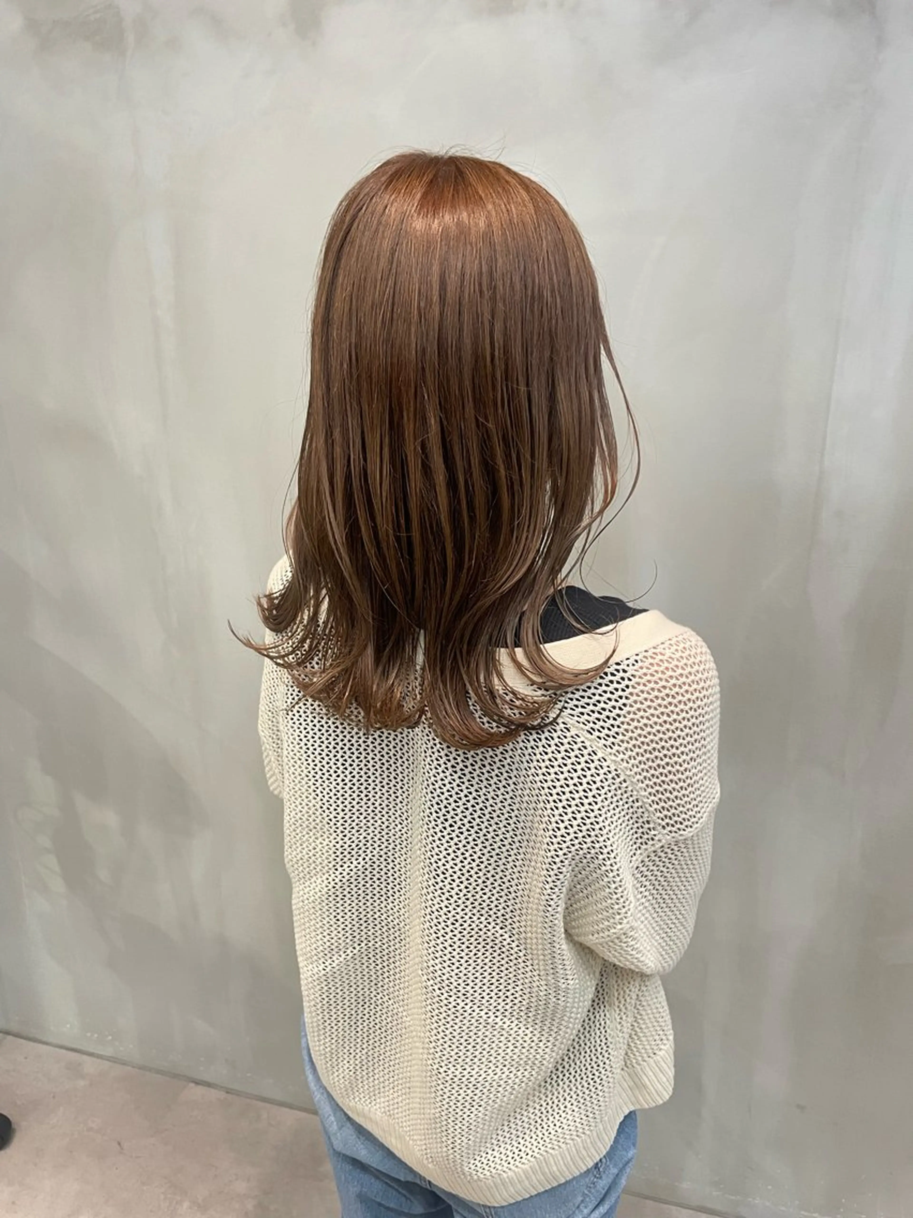 セミロング カット ヘアカラー 透明感カラー◎ 大塚将人のヘアスタイル