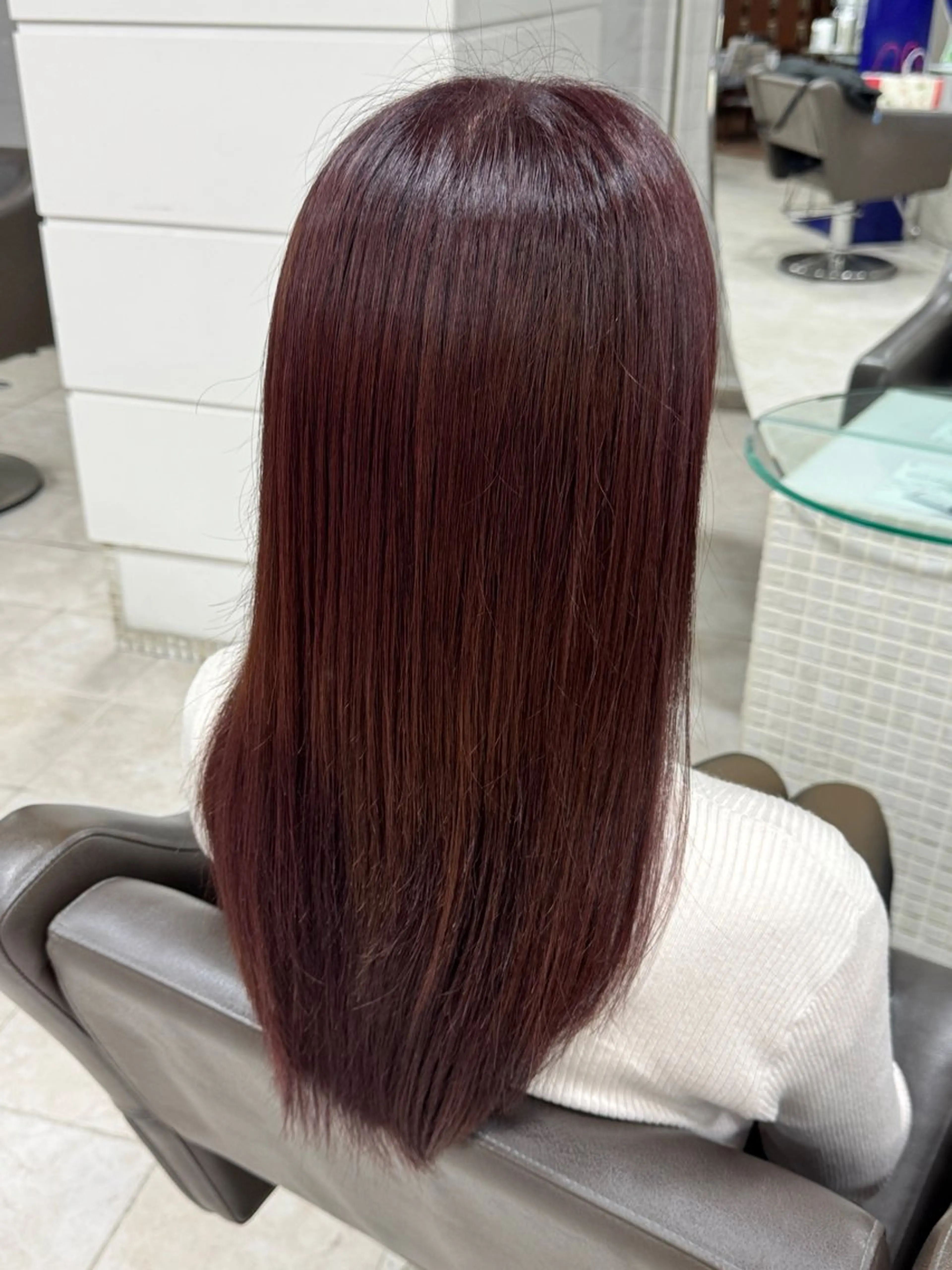 カラー カシス イルミナカラー レッドカラー ◆モデル募集◆寺田 陸志◆桂駅前1分のヘアスタイル