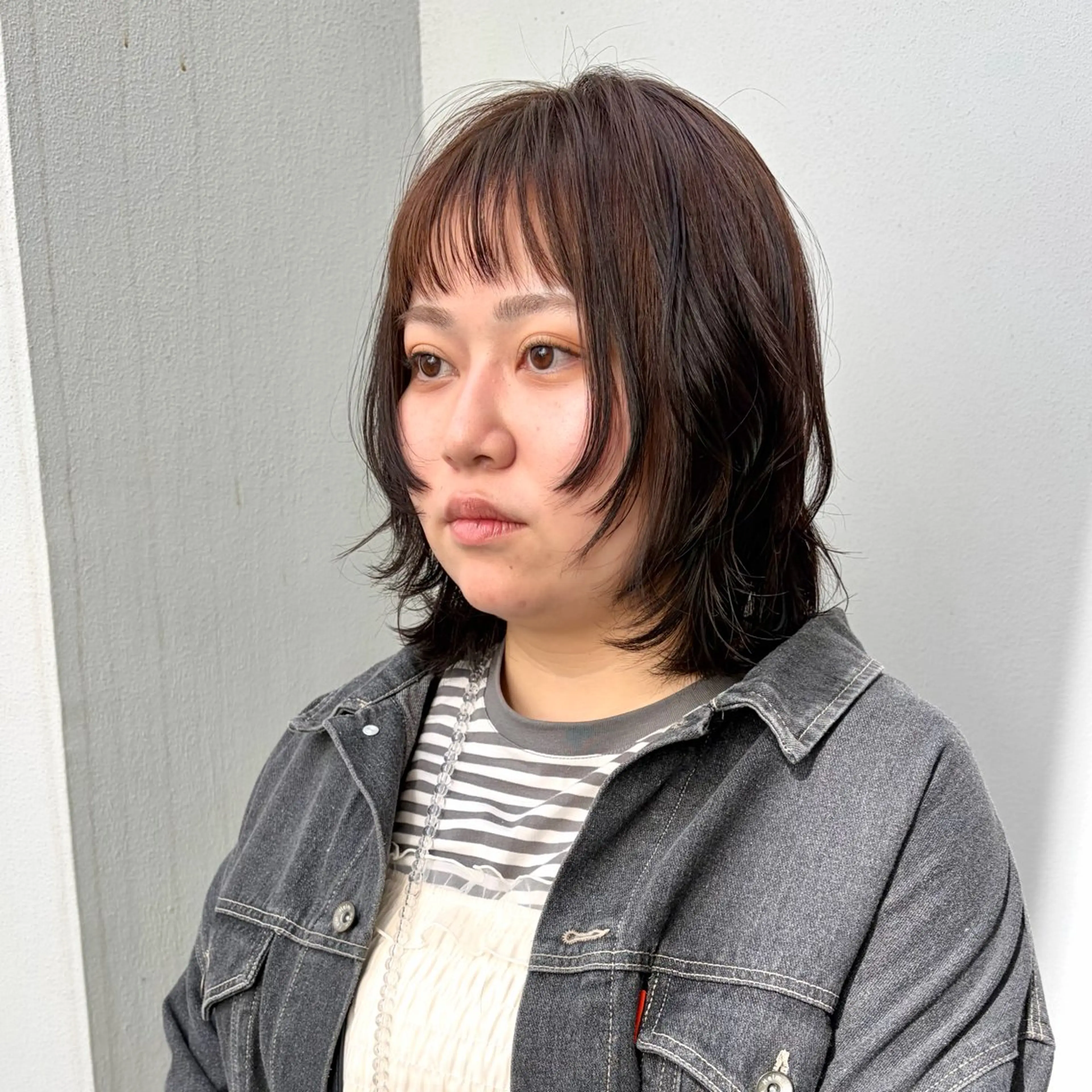 ショート ワンレンボブ ボブレイヤー ボブ レイヤーカット カット レイヤーカット🪄 ヘアセット🪄シホのヘアスタイル