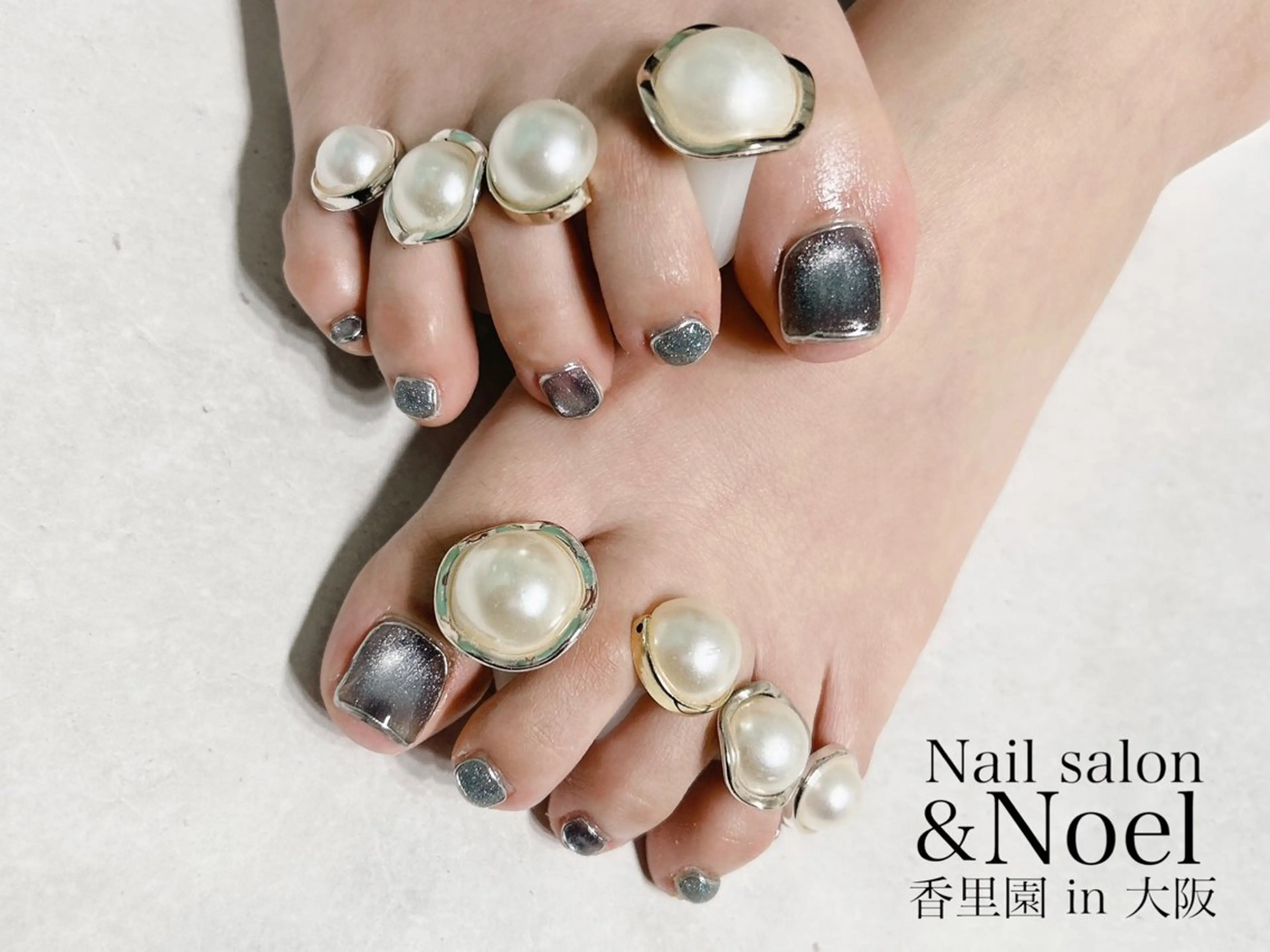 ネイル フットネイル Nailsalon  &Noel所属・もも 🍑のネイルデザイン