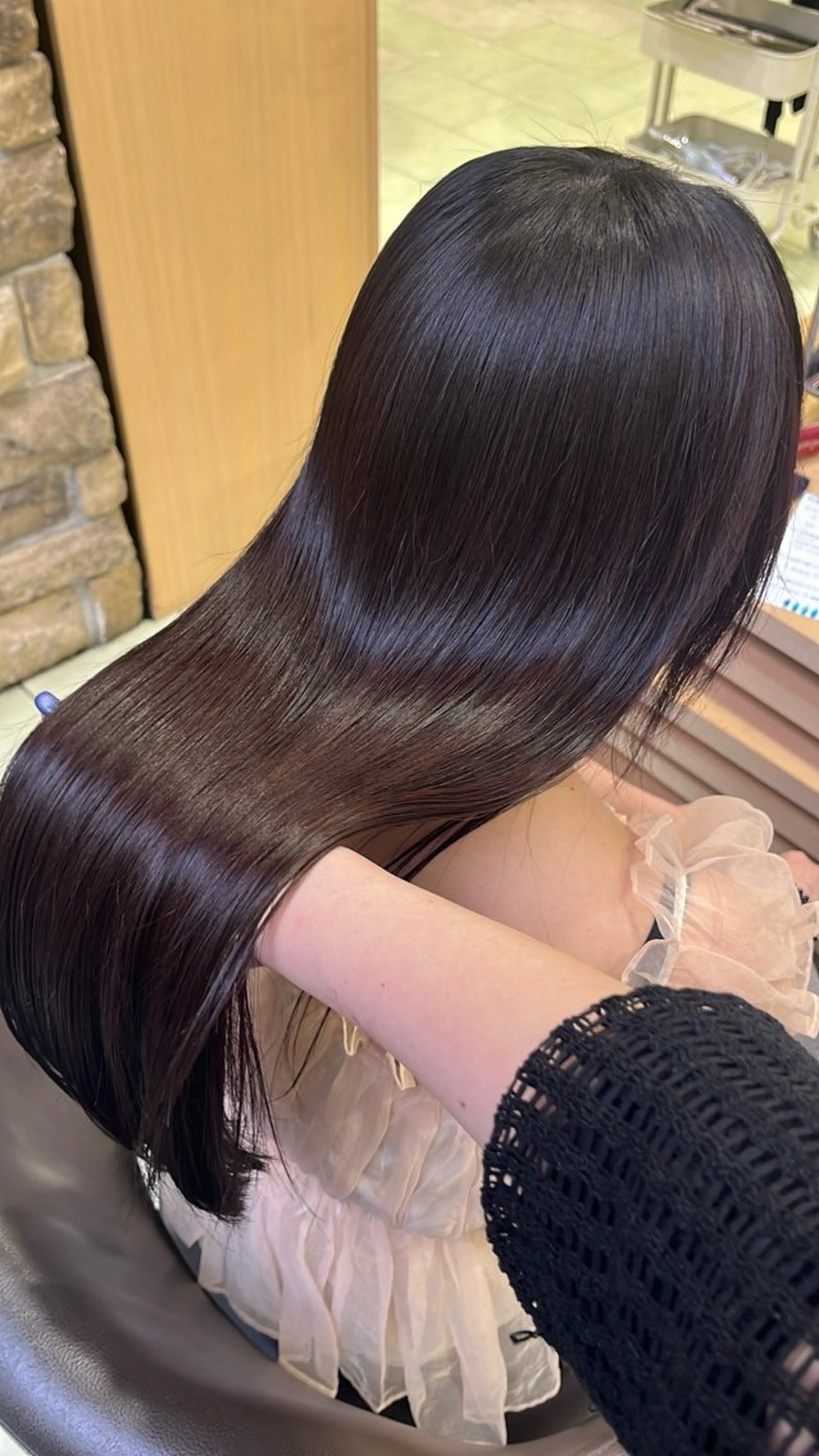 ロング カラー ヘアカラー waka❤️✨ レイヤーボブ/ネイルのヘアスタイル