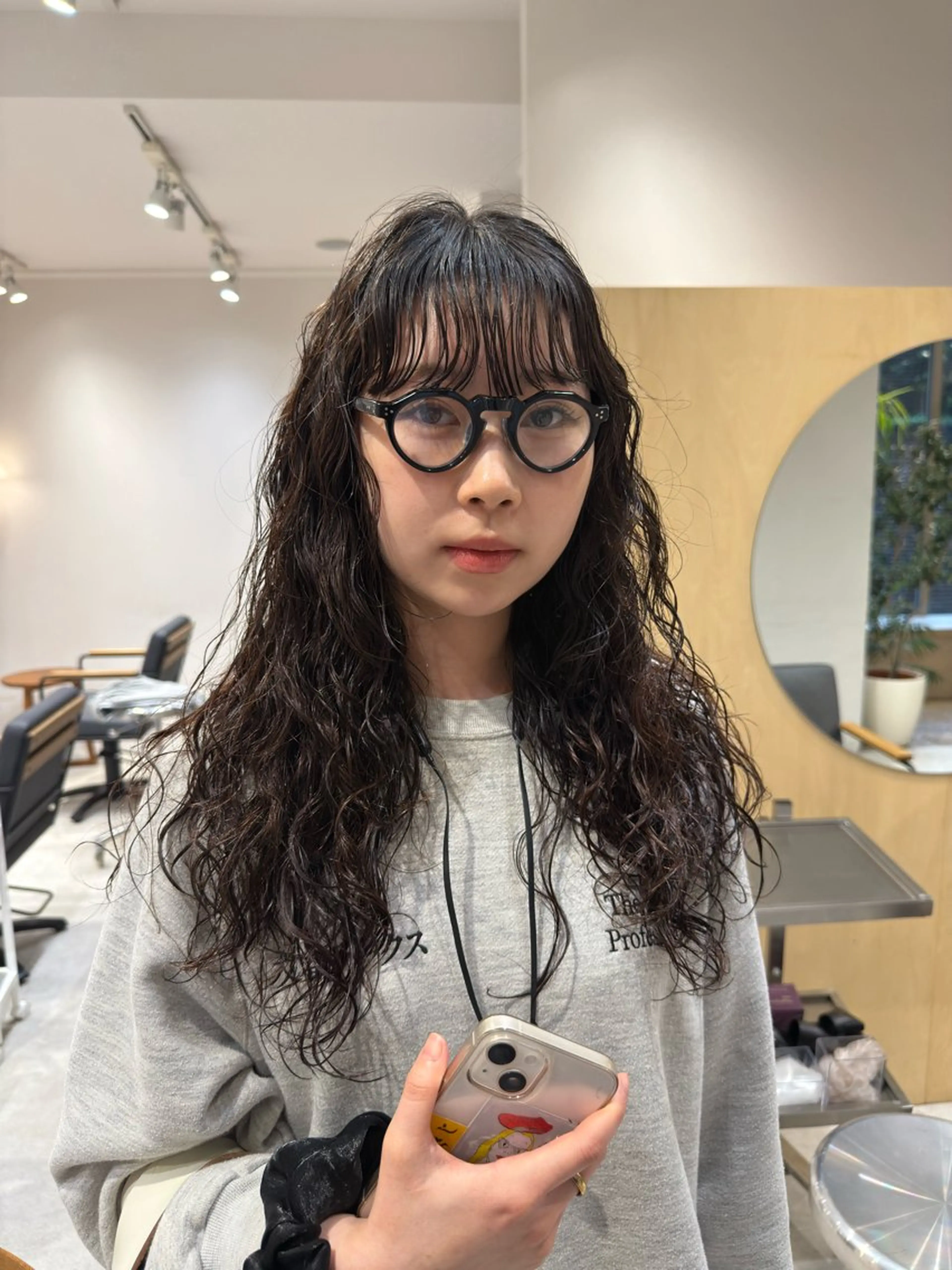 ロング パーマ カット パーマ トリートメント パーマ/ボブ /レイヤー チヒロのヘアスタイル