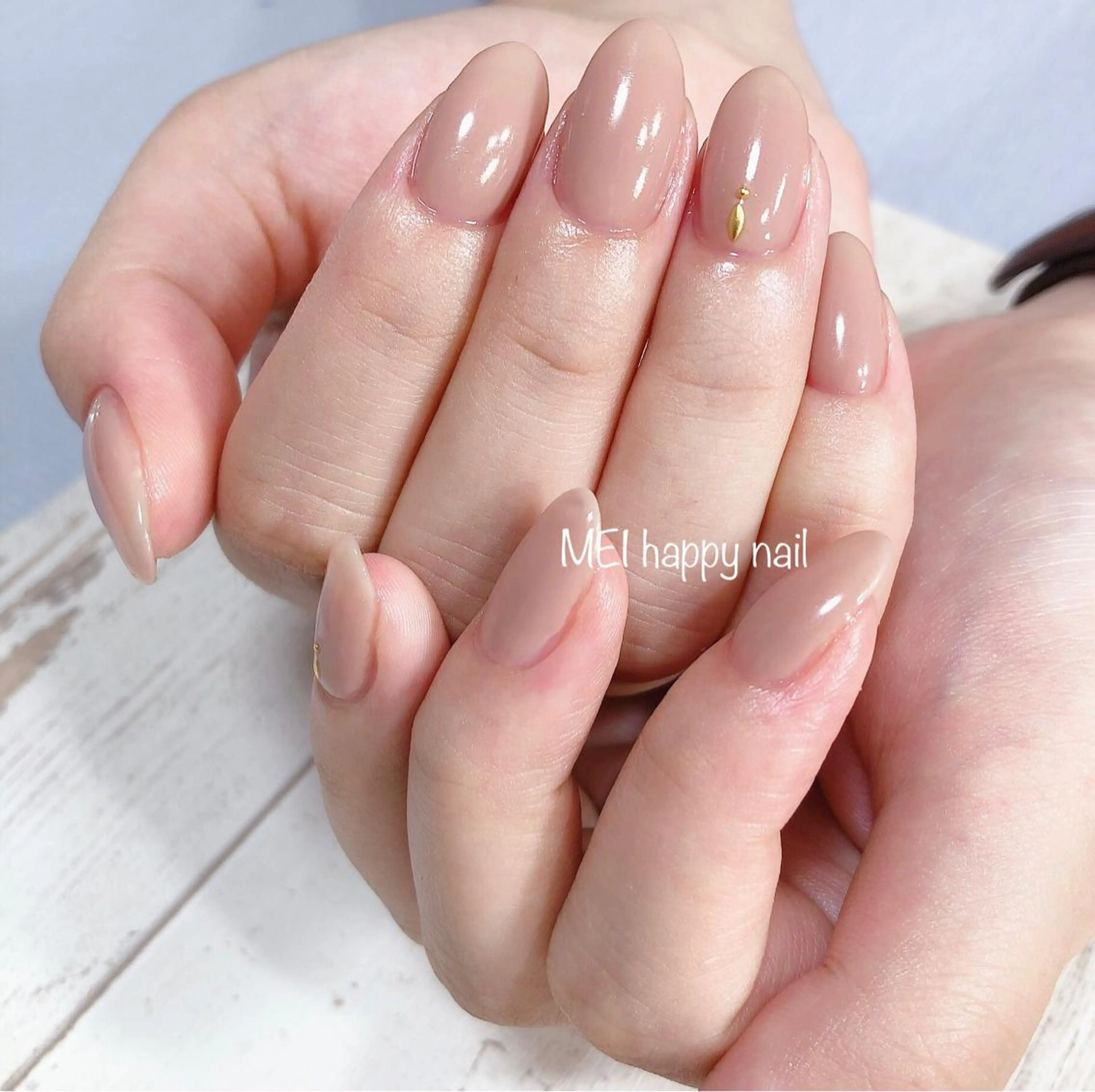 ネイル 北浦和 自爪育成ケアのネイルデザイン