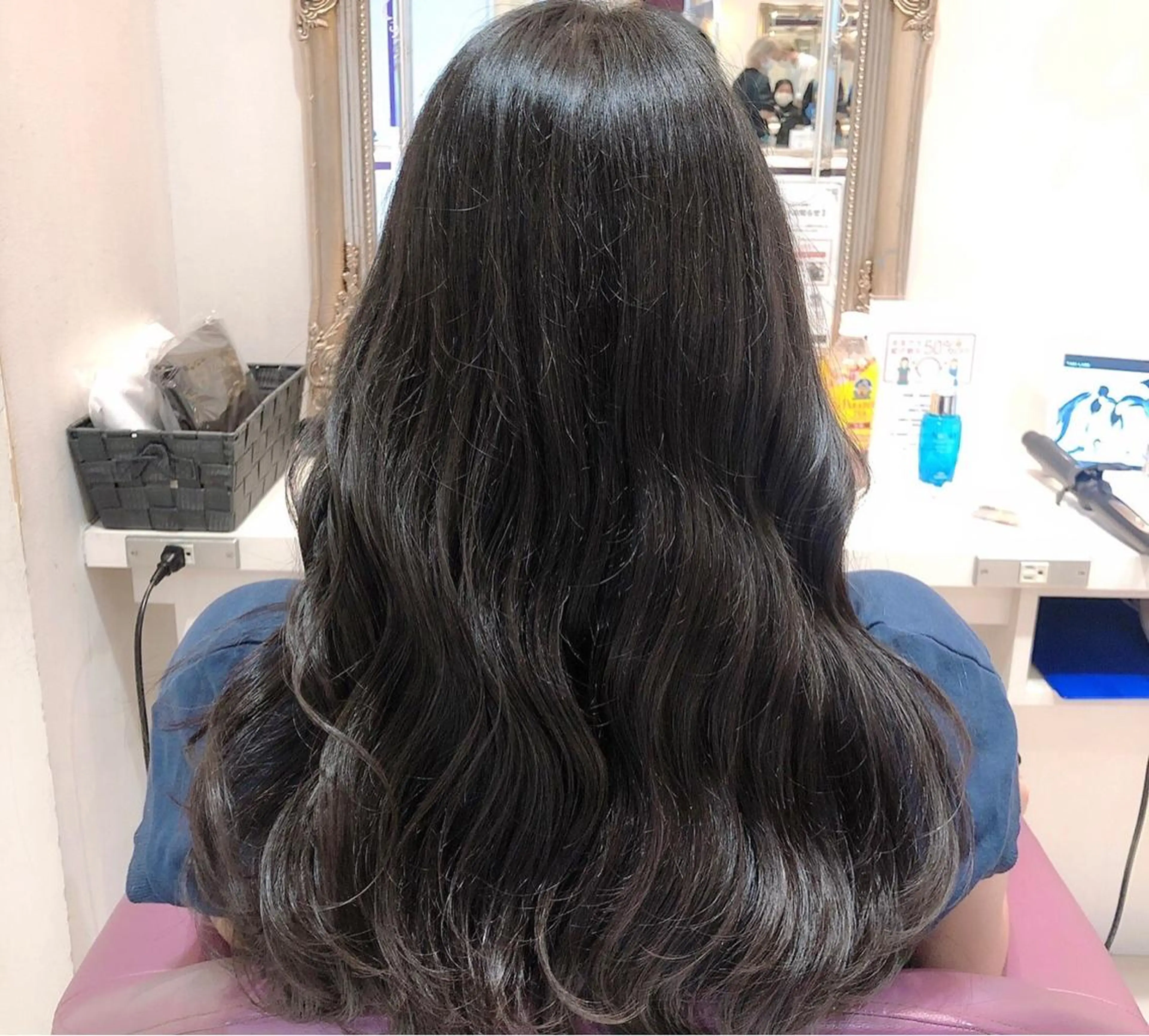 ロング カラー CLOVER新田辺所属・石賀 早紀のヘアスタイル