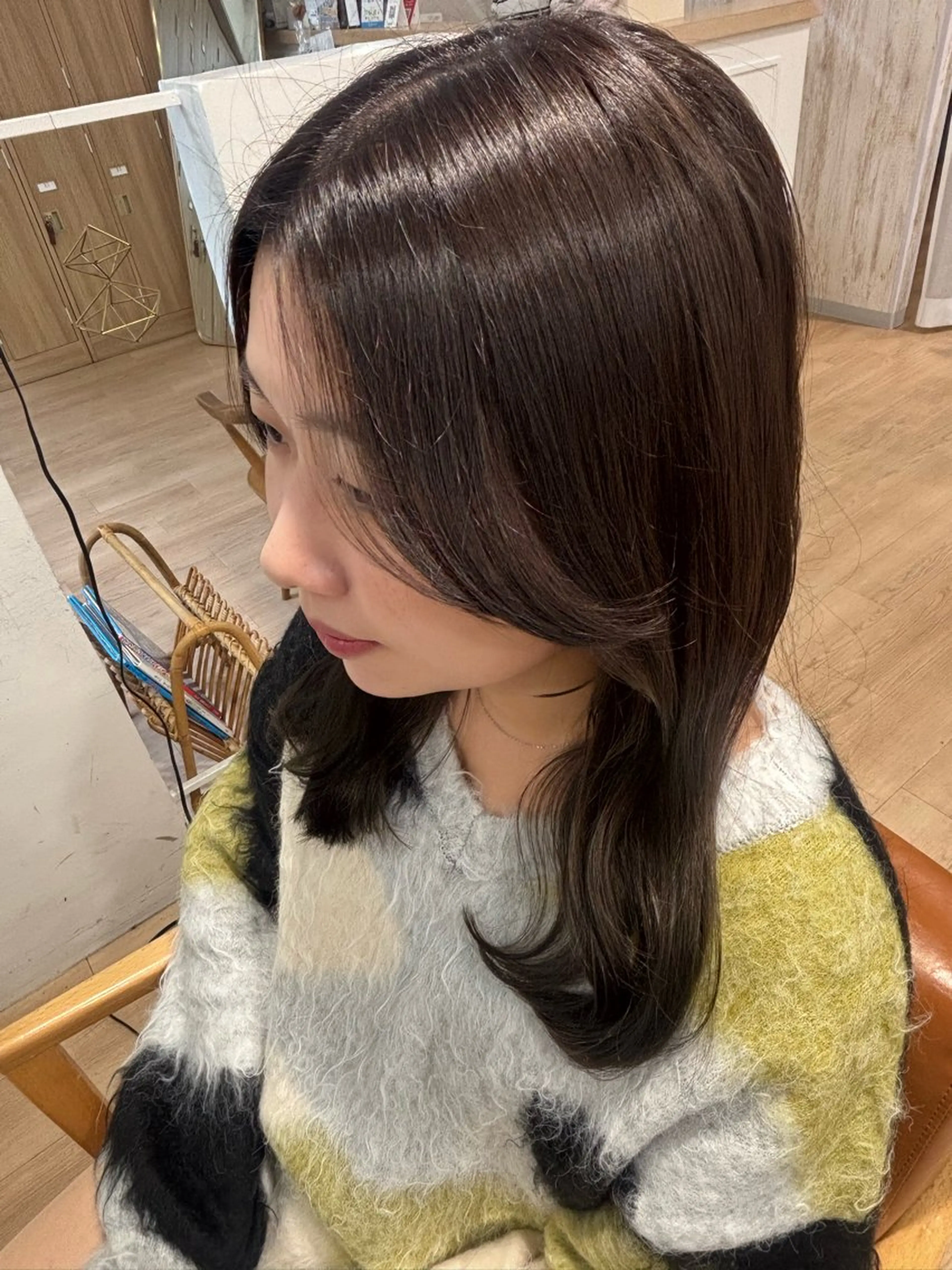 セミロング 髪質改善/艶カラー✨ syukaのヘアスタイル