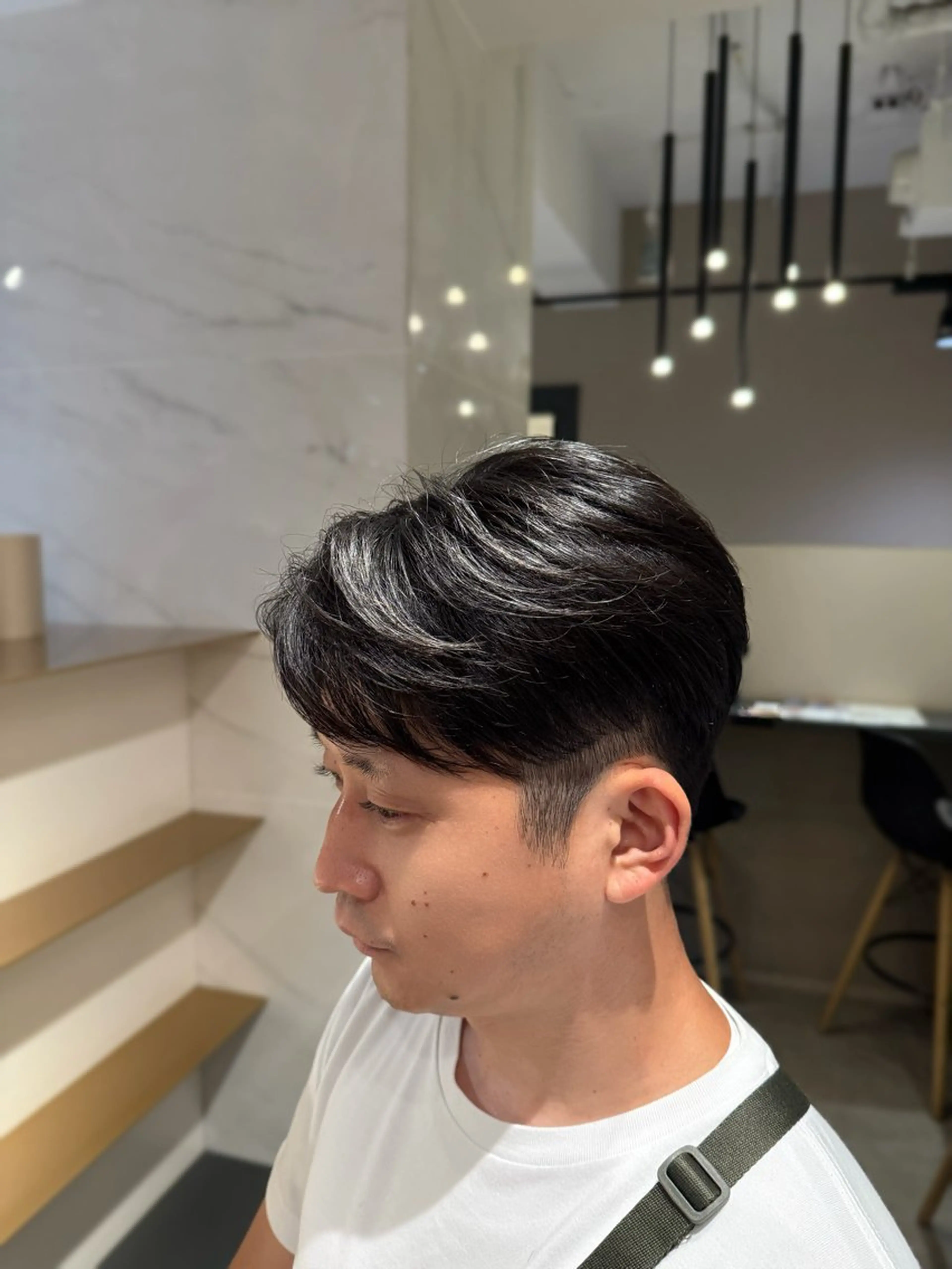 ショート メンズ ビジネス センターパート grace by afloat 梅田店所属・メンズ特化❗️ 楠見綾太郎のヘアスタイル