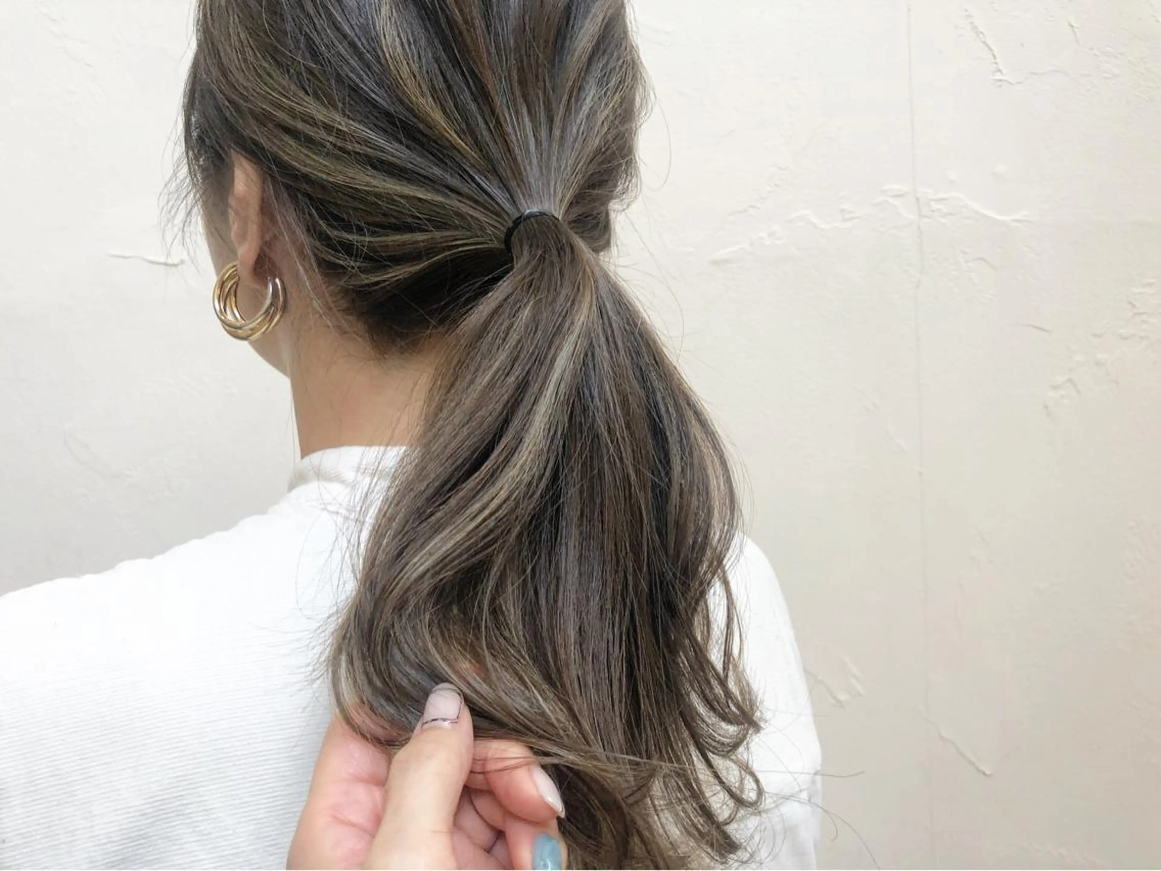 ハイライト+オーガニックカラー & 最高級Aujuaトリートメントの写真