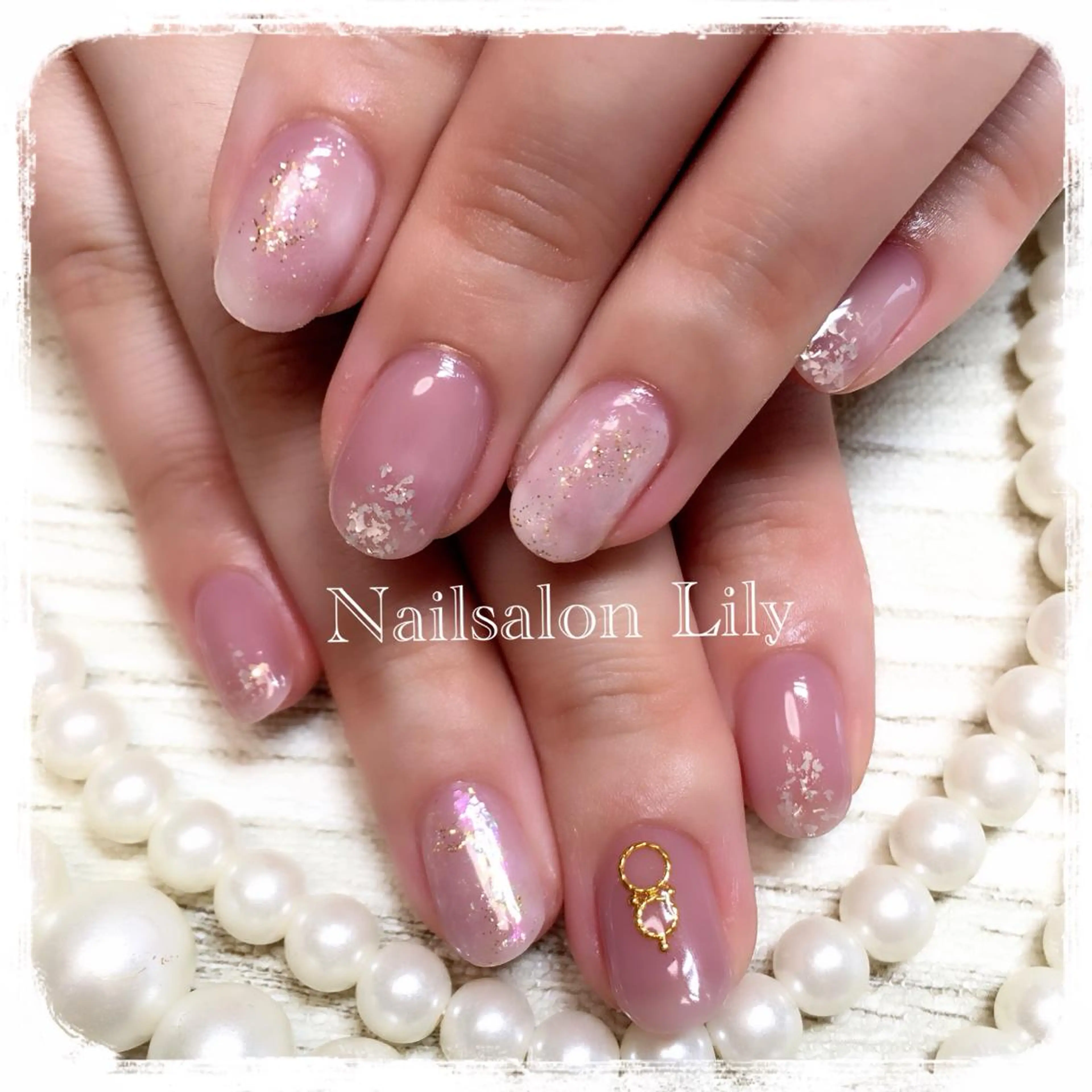 ネイル 大理石ネイル(マーブル) Nailsalon Lilyのネイルデザイン