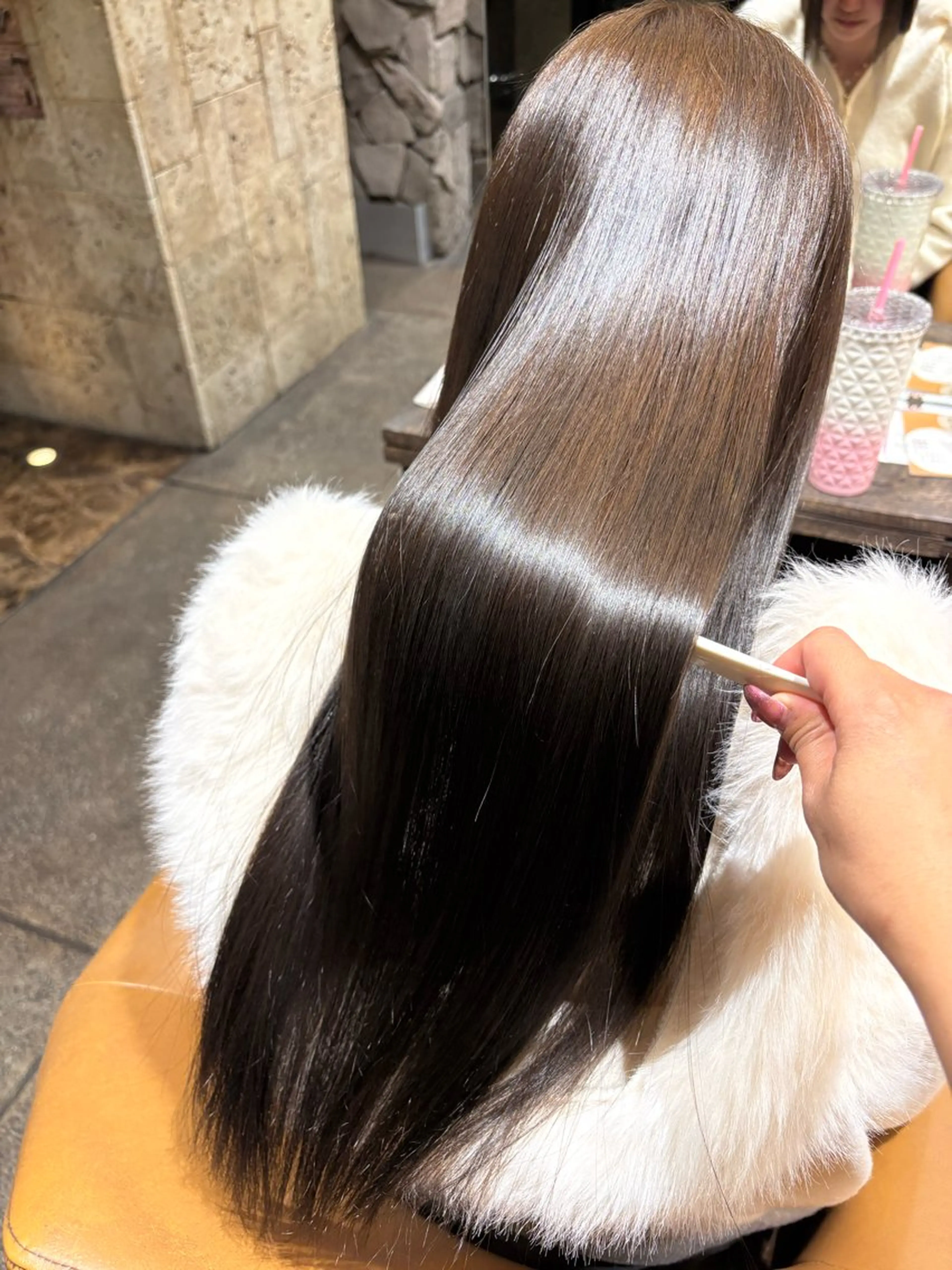 ロング カラー ヘアアレンジ トリートメント 名駅/垢抜けカラー/ 髪質改善/リナ♡のヘアスタイル