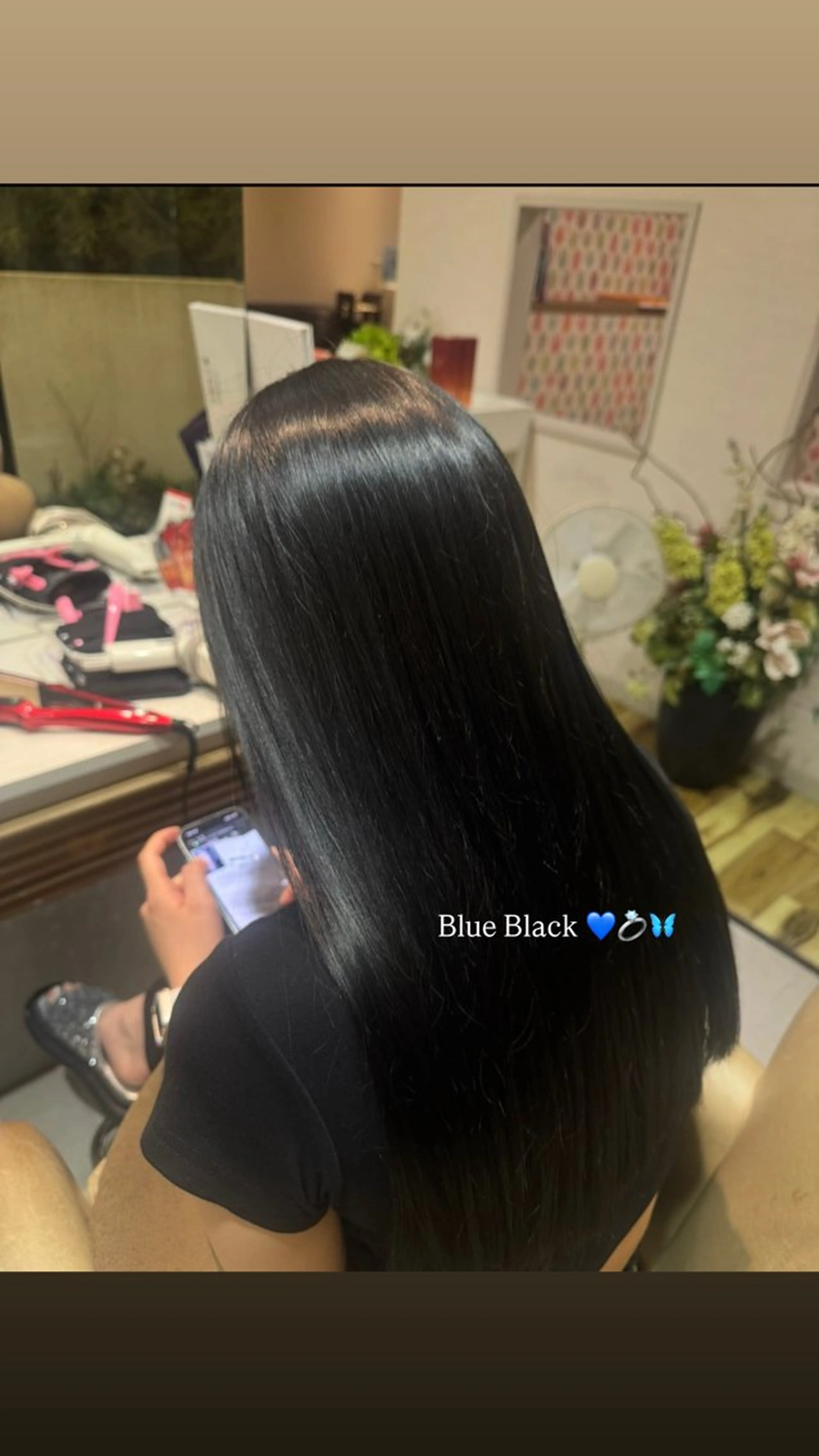 ロング ヘアカラー トリートメント 宮垣 七海のヘアスタイル