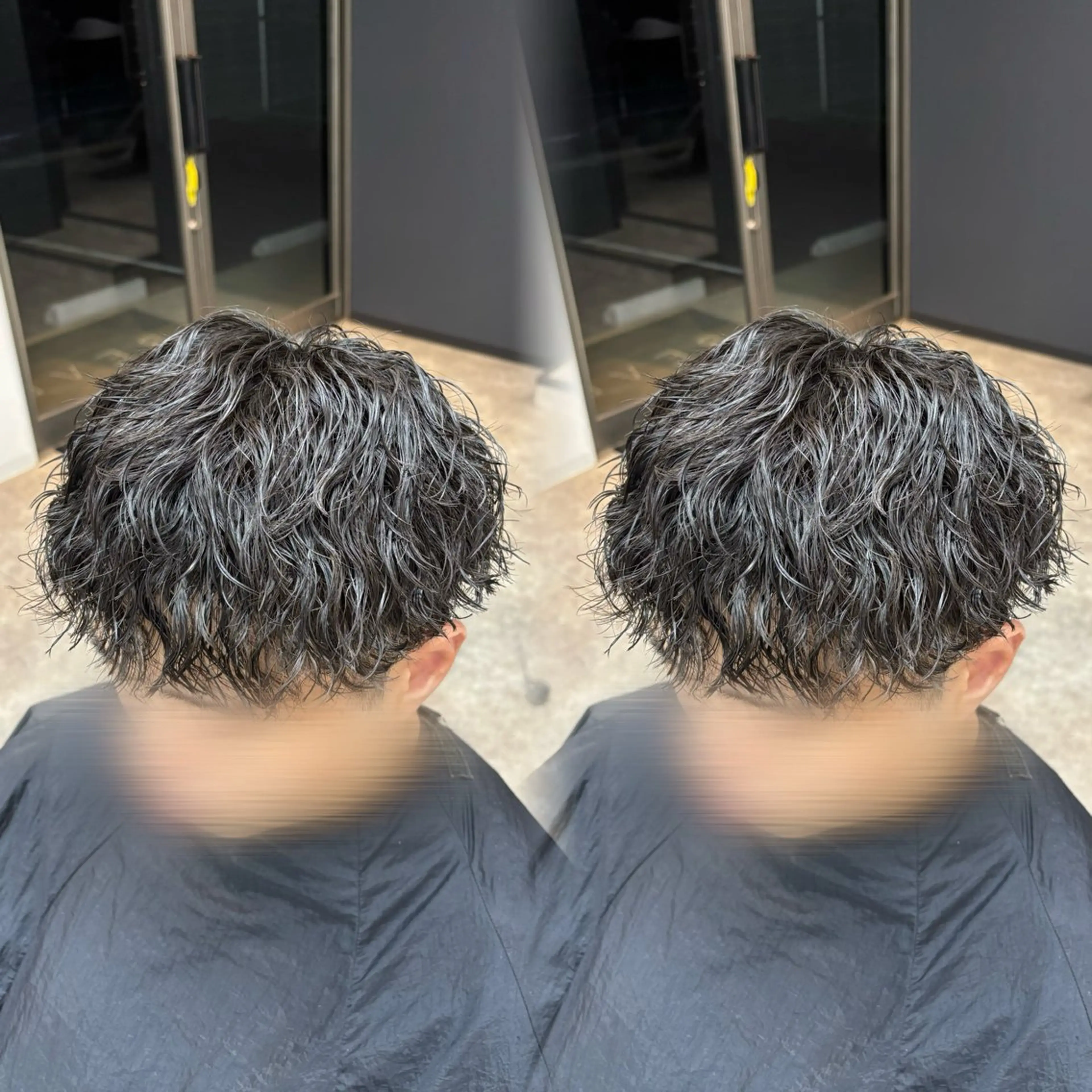 メンズ カット パーマ 吉成 葉南のヘアスタイル