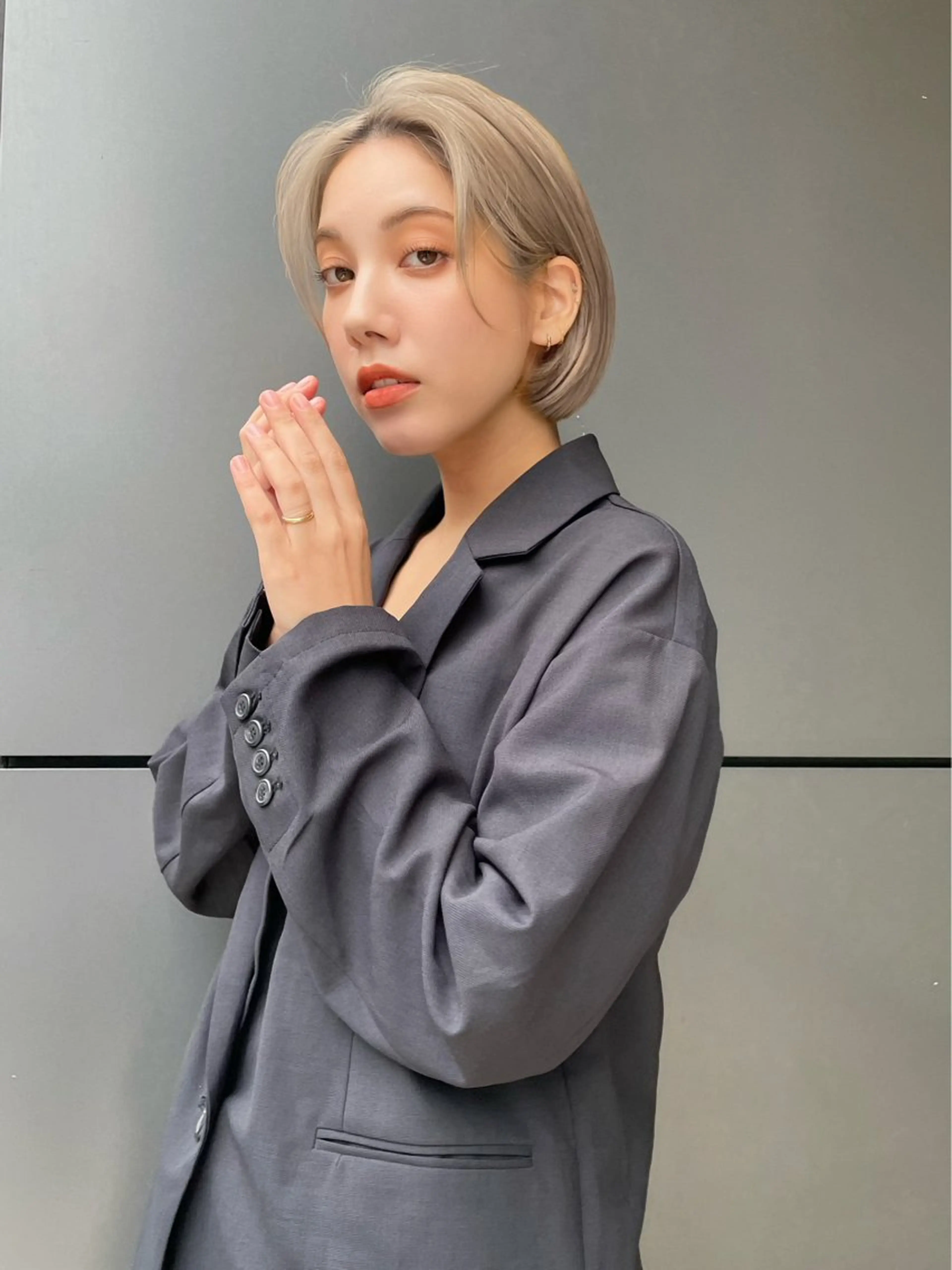 ミディアム カラー 外国人風ヘア スペシャリスト★高沼のヘアスタイル