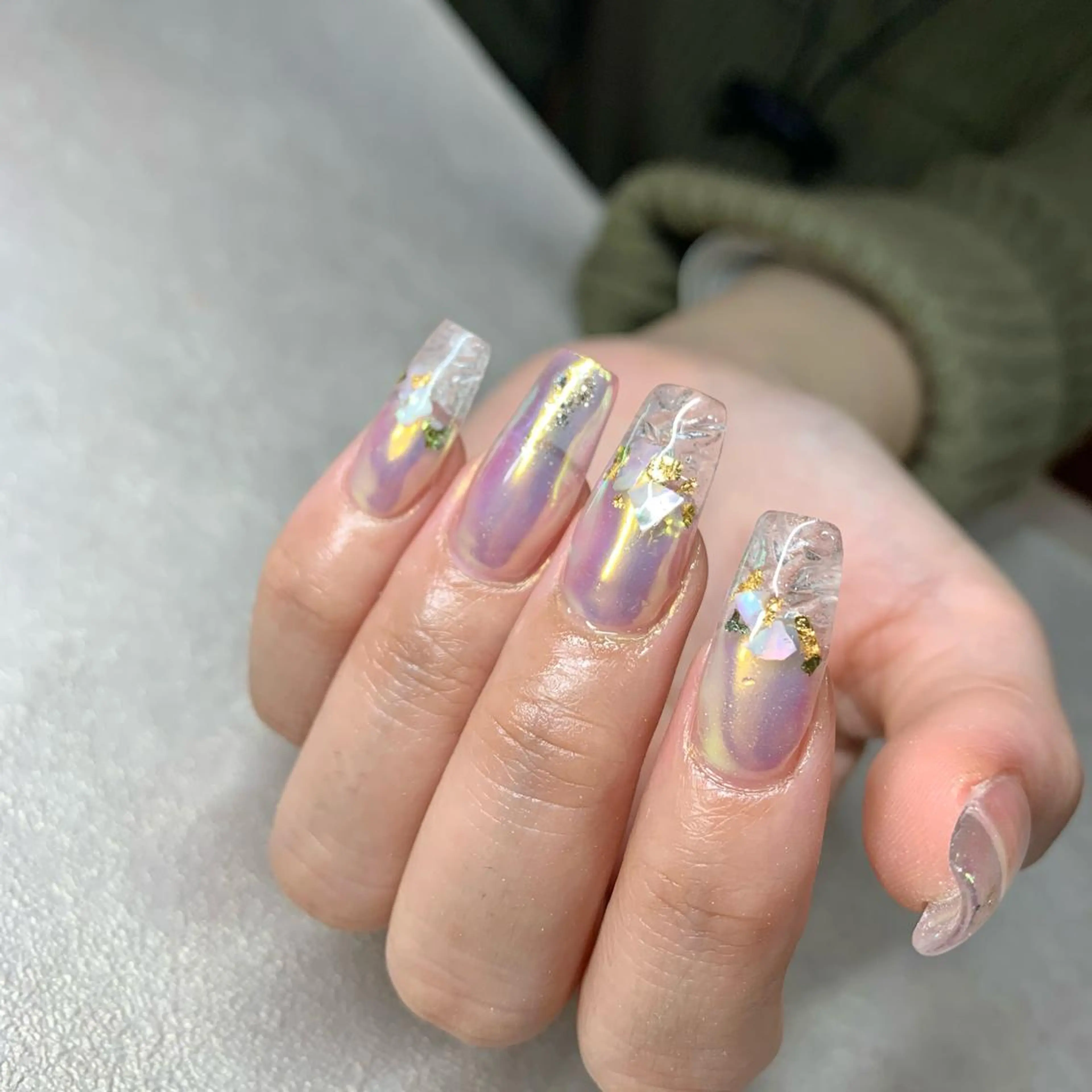 ネイル クリアネイル Nes.nail所属・🌼Nomura Yuko🌷のネイルデザイン