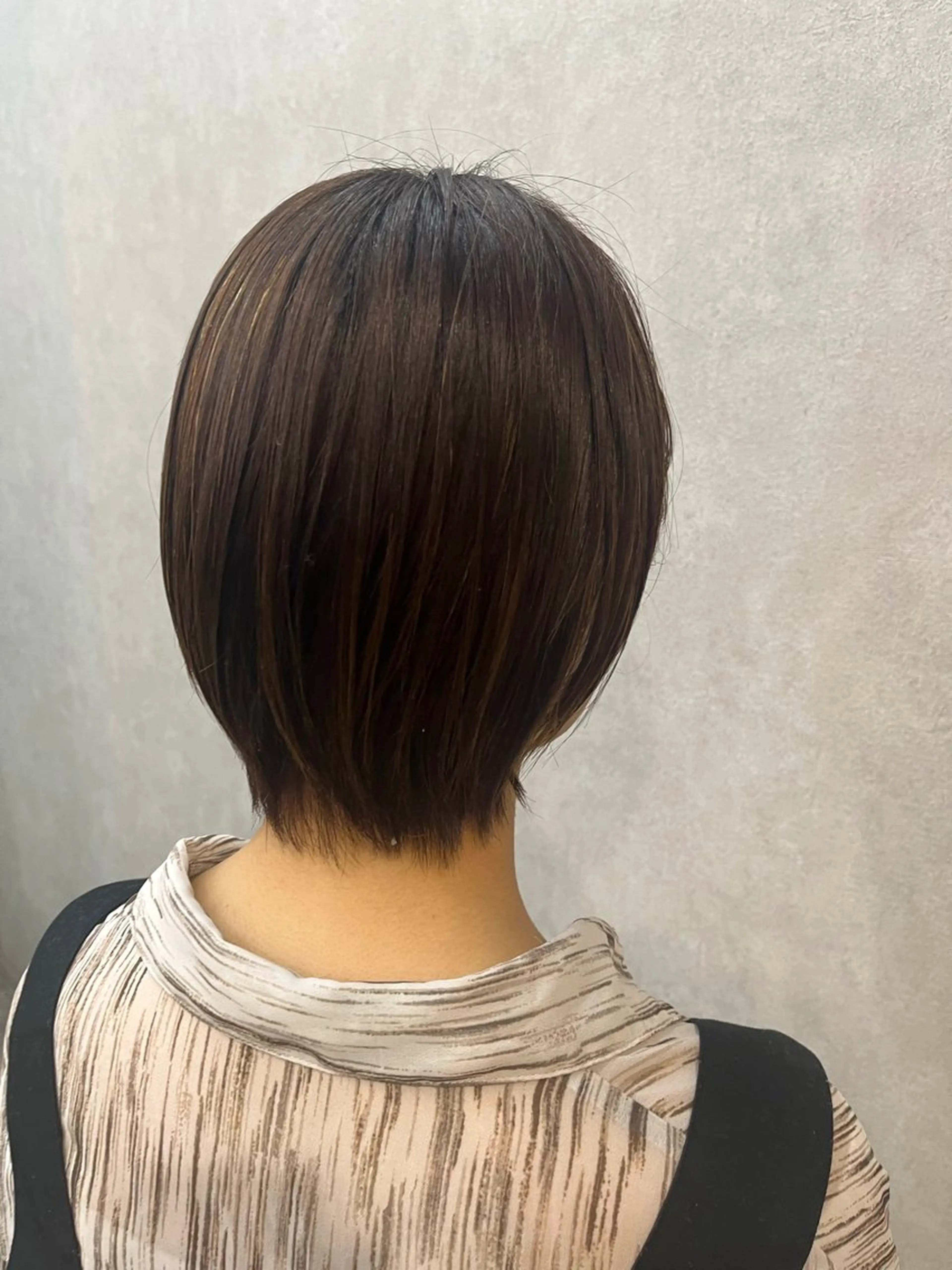 ショート パーマ ショートヘア 縮毛矯正 Lamie所属・大人女子&髪改善専門 Nobuフリーランスのヘアスタイル