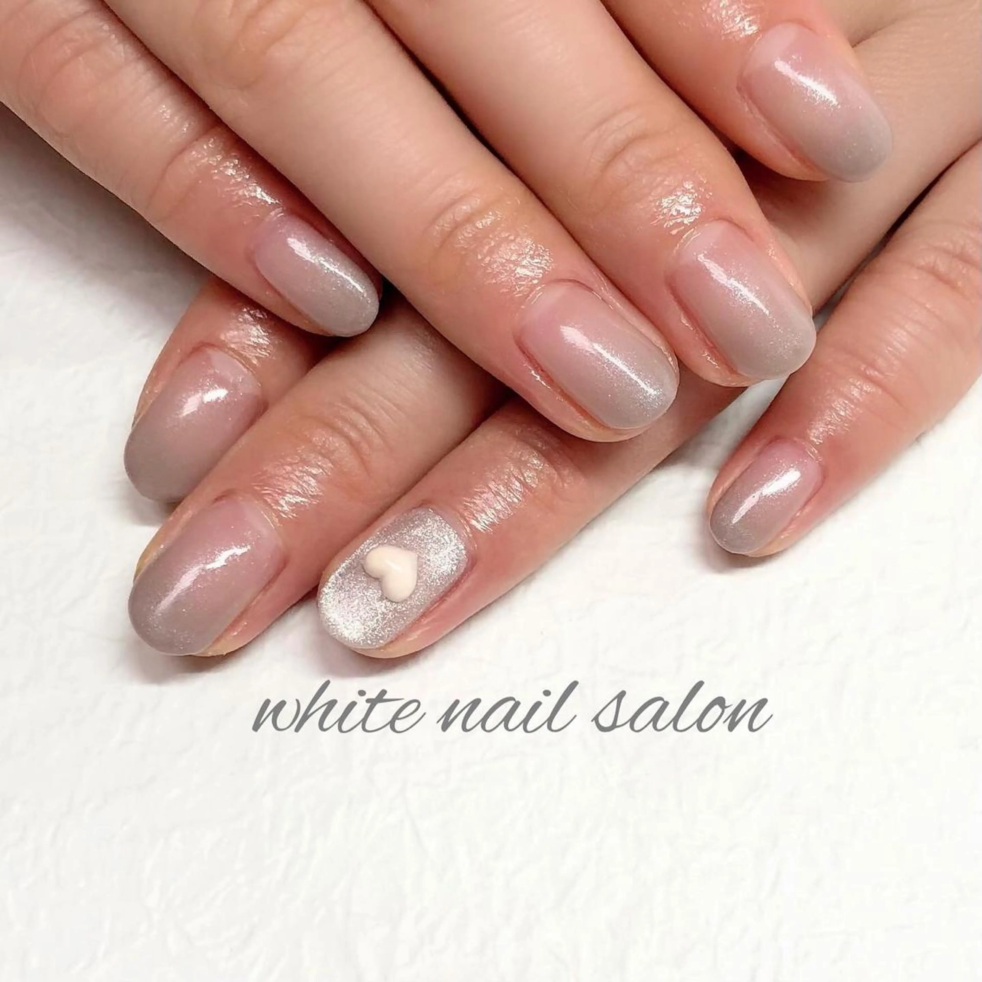 ネイル アートネイル ジェルネイル ハードジェル ラメ(グリッター) 持ち込み ハンドネイル white nail salonのネイルデザイン