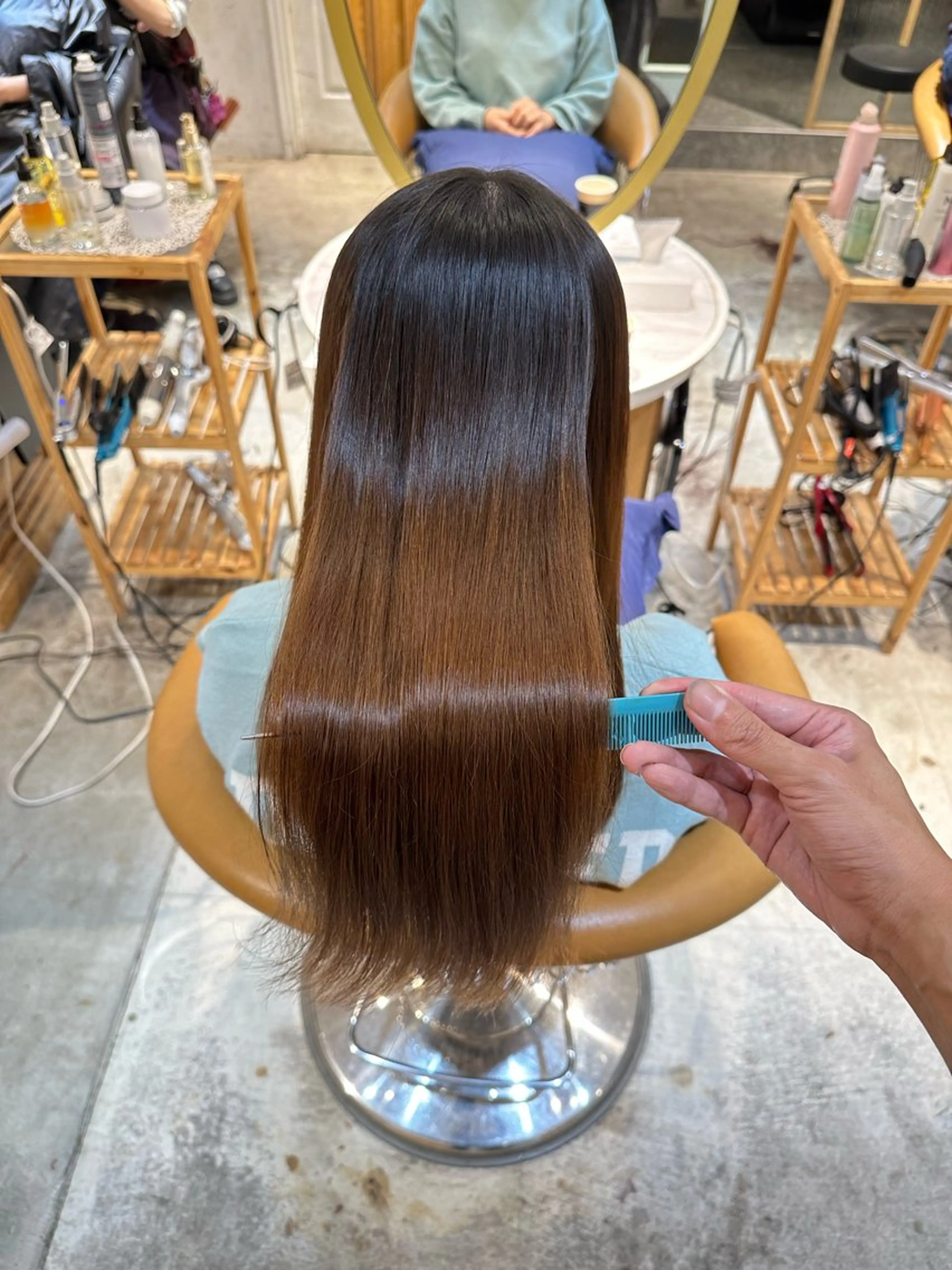 ロング 縮毛矯正 トリートメント 艶髪/縮毛矯正 /髪質改善千田大地のヘアスタイル