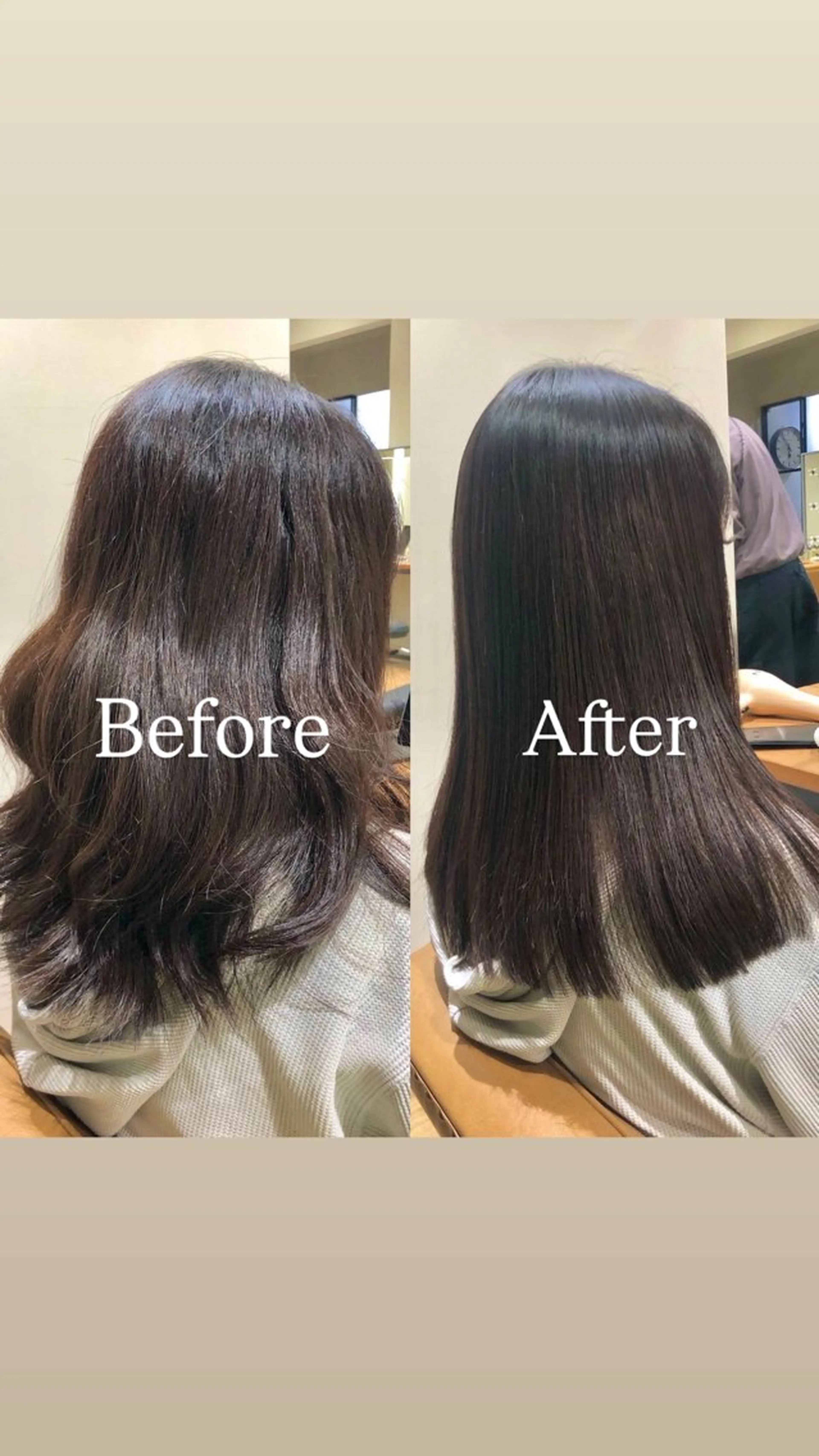 【ナチュラルな艶髪✨】ネオリシオストレート(縮毛矯正)の写真