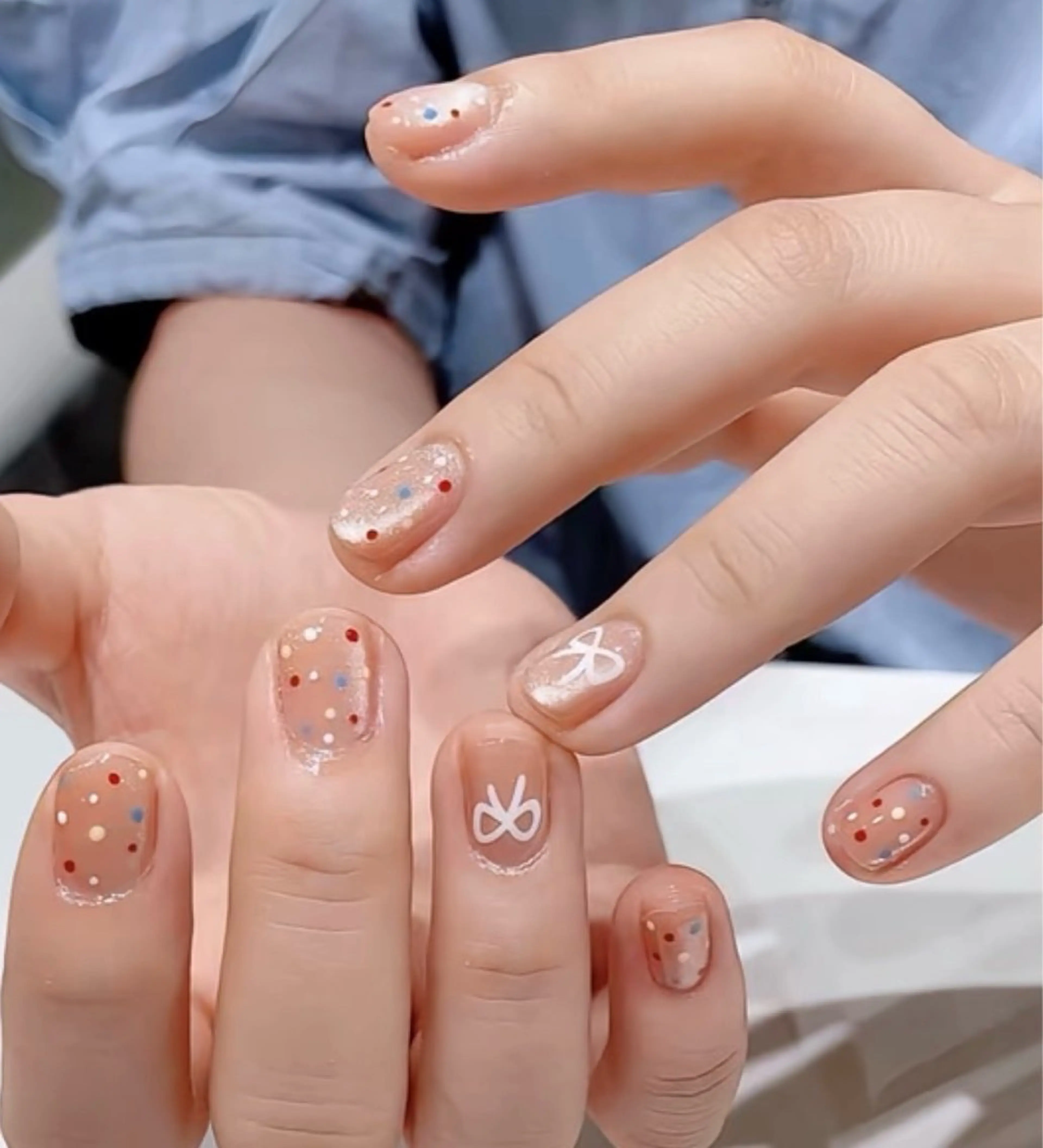 ネイル ✿は✿ぴ ✿ね✿す✿のネイルデザイン