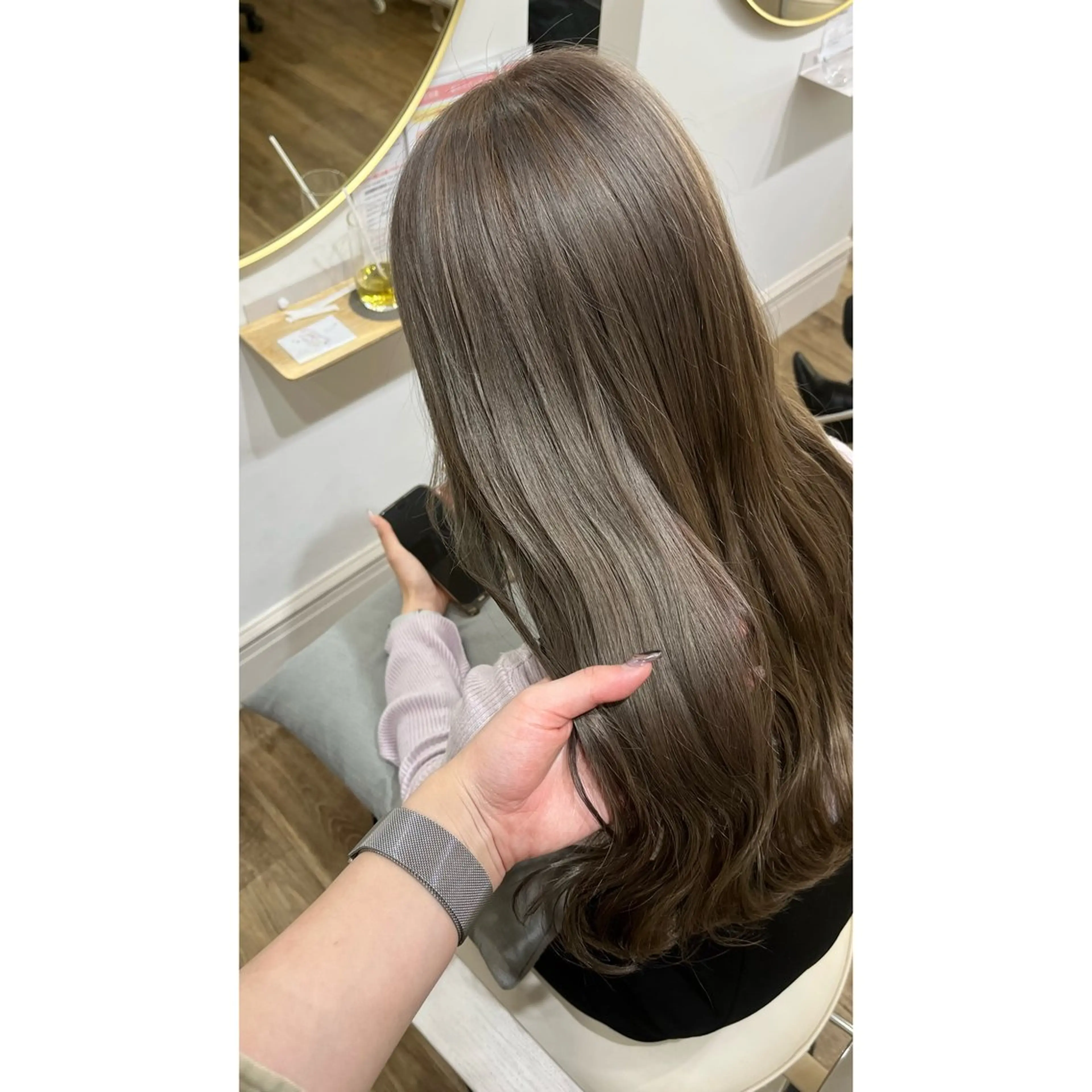 ロング カラー ヘアカラー トリートメント 梅田/髪質改善カラー ❄︎ mikiのヘアスタイル