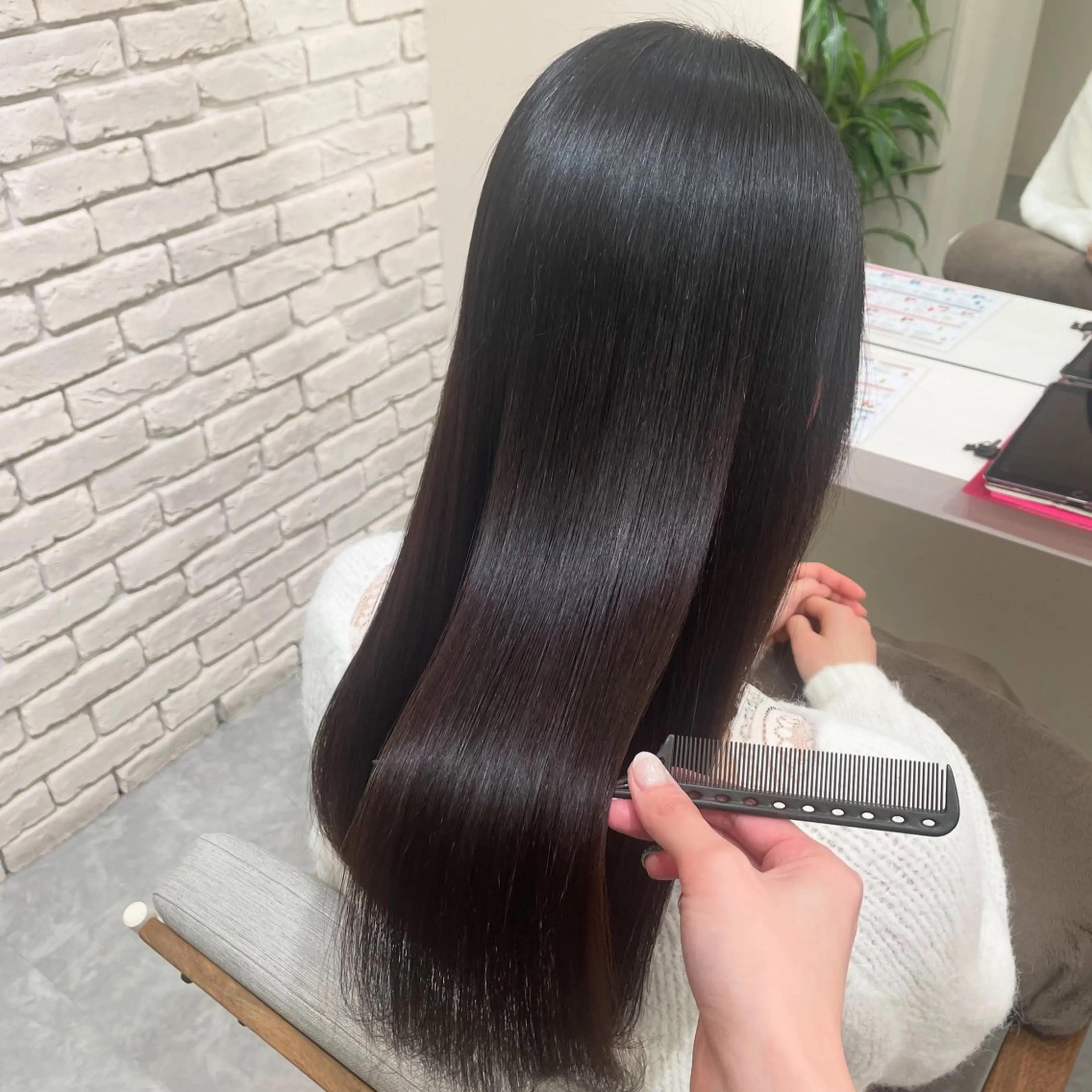 セミロング 髪質改善 トリートメント カット トリートメント 髪質改善&ヘアケア /菊池琉那のヘアスタイル