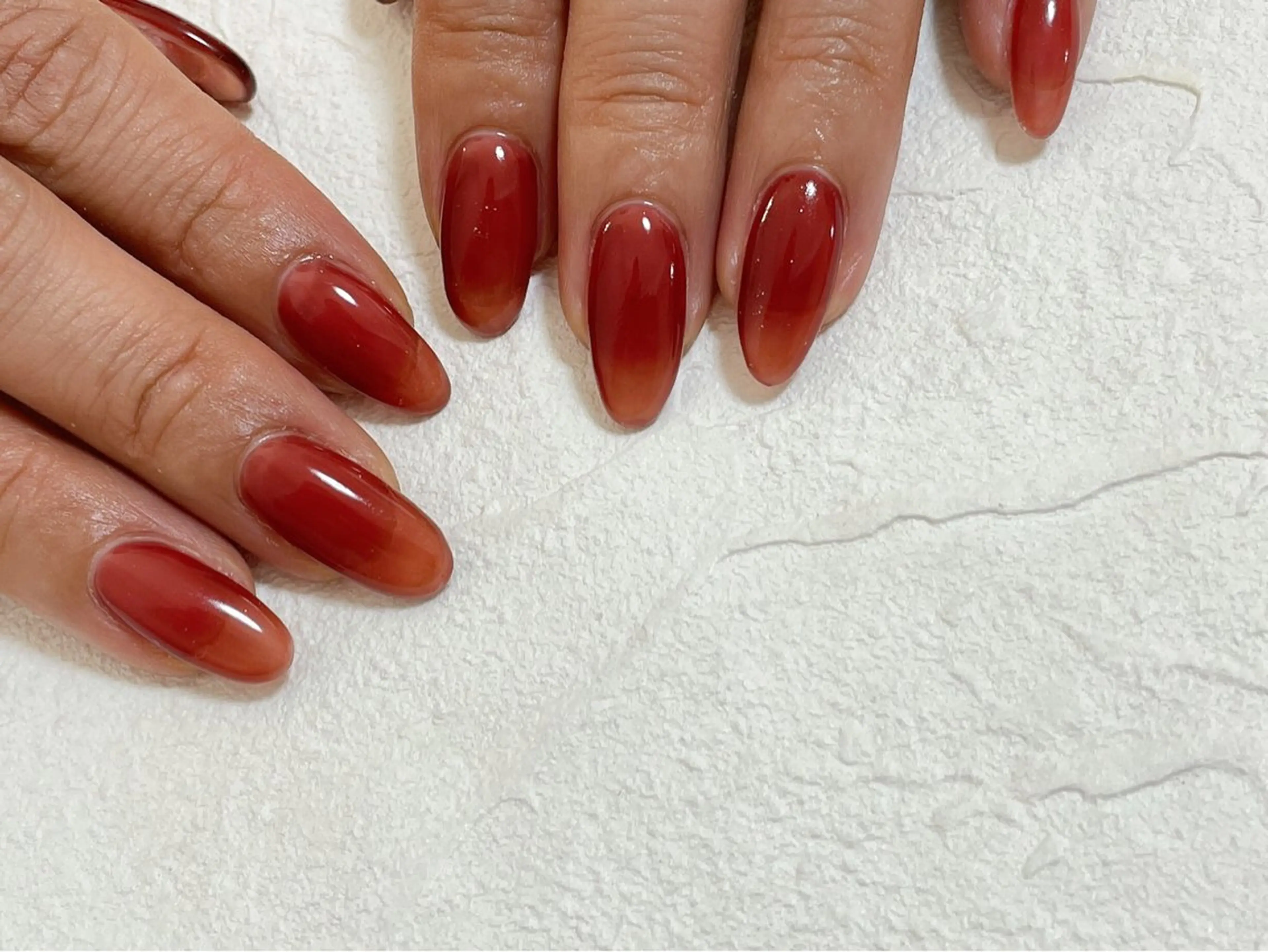 ネイル ジェルネイル マグネットネイル パラジェル バレンタイン ワンホンネイル kiki nail 二子玉川のネイルデザイン