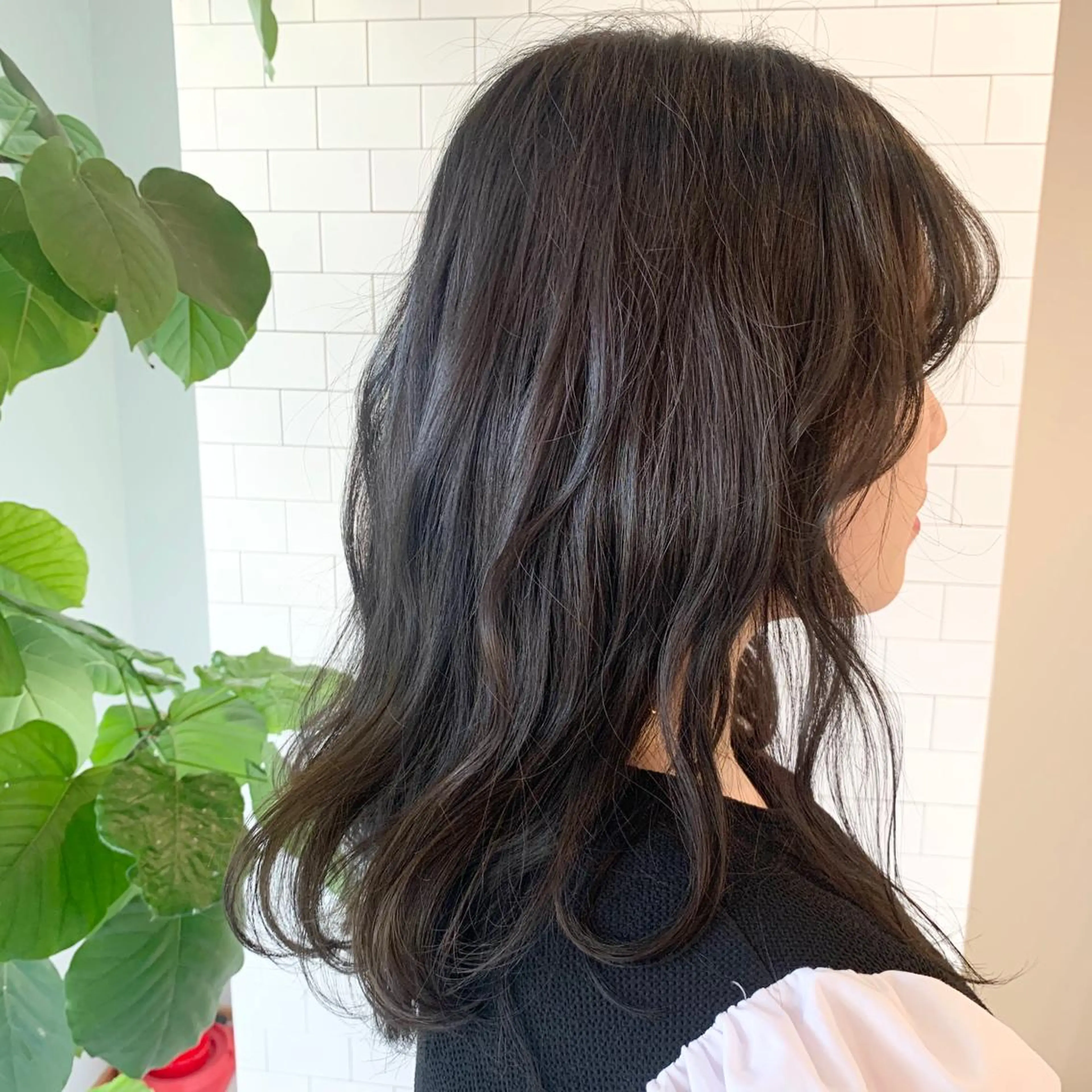 ミディアム カラー ぱつボブ/ ショート/YUKIのヘアスタイル